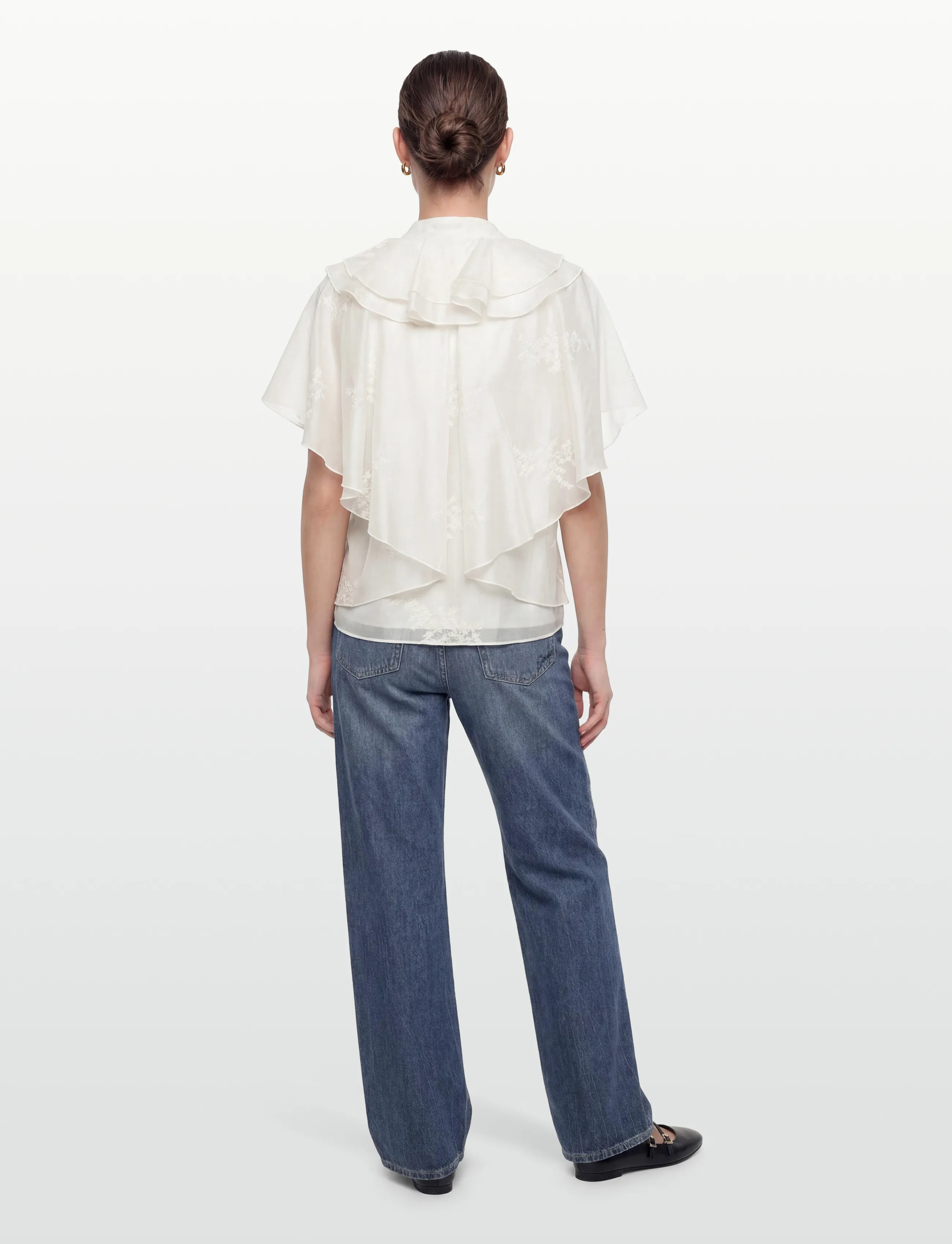 Lovechild 1979 - Tara Shirt - short-sleeved blouses - 007 egret - 4