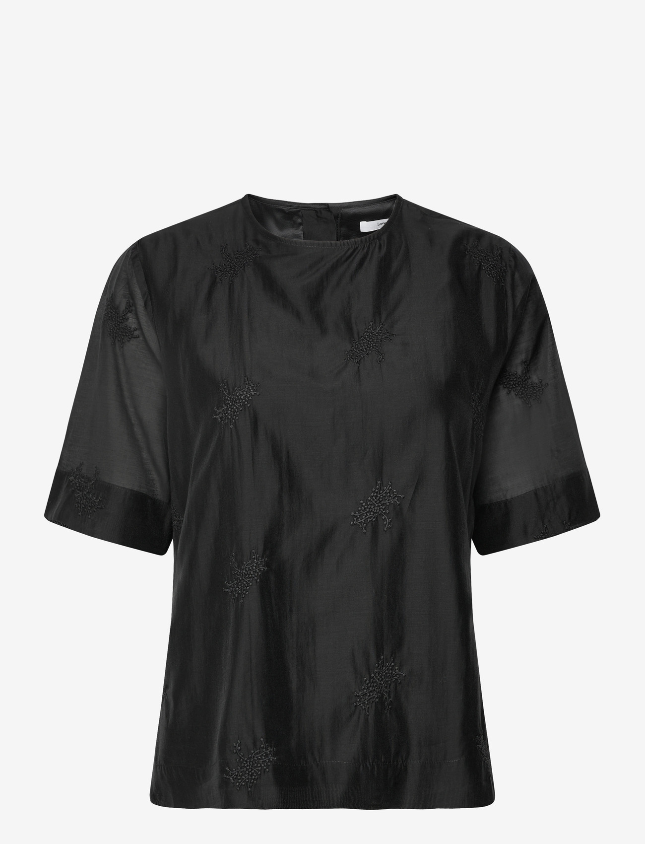 Lovechild 1979 - Jianna Blouse - kortærmede bluser - 999 black - 1