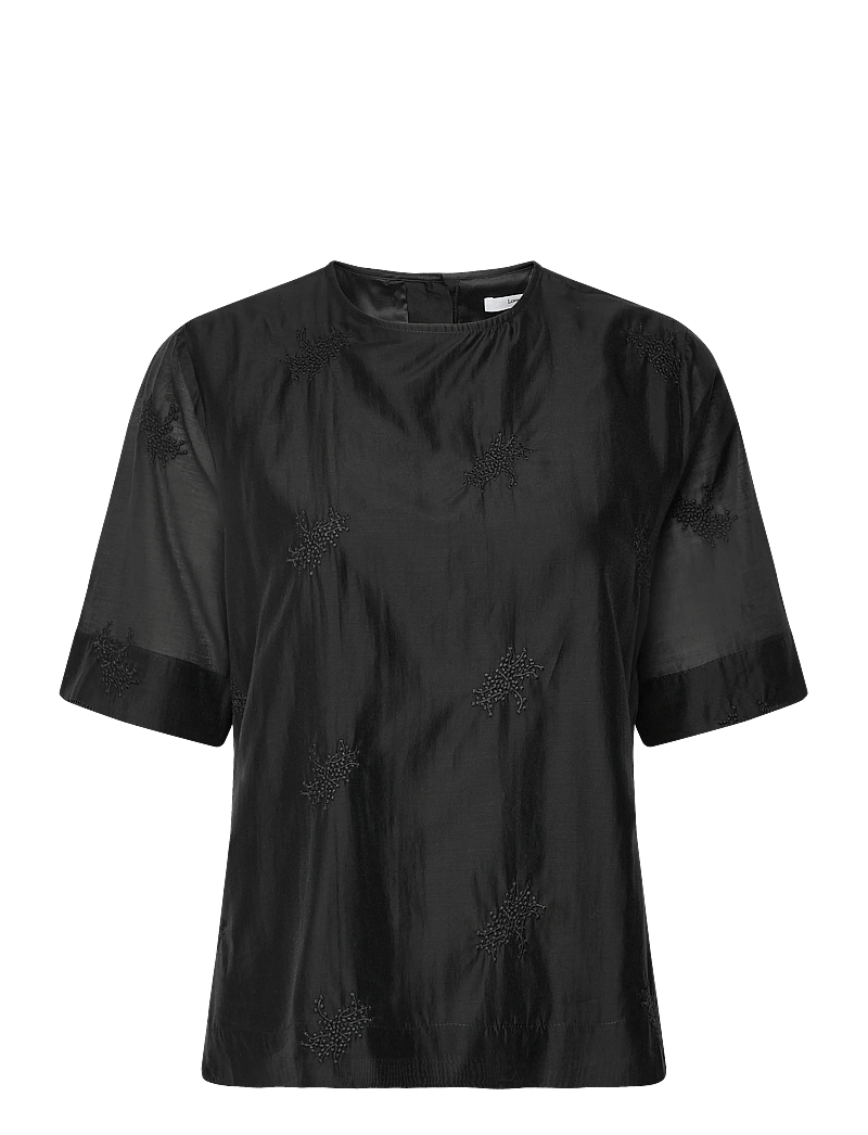 Lovechild 1979 - Jianna Blouse - kortærmede bluser - 999 black - 1