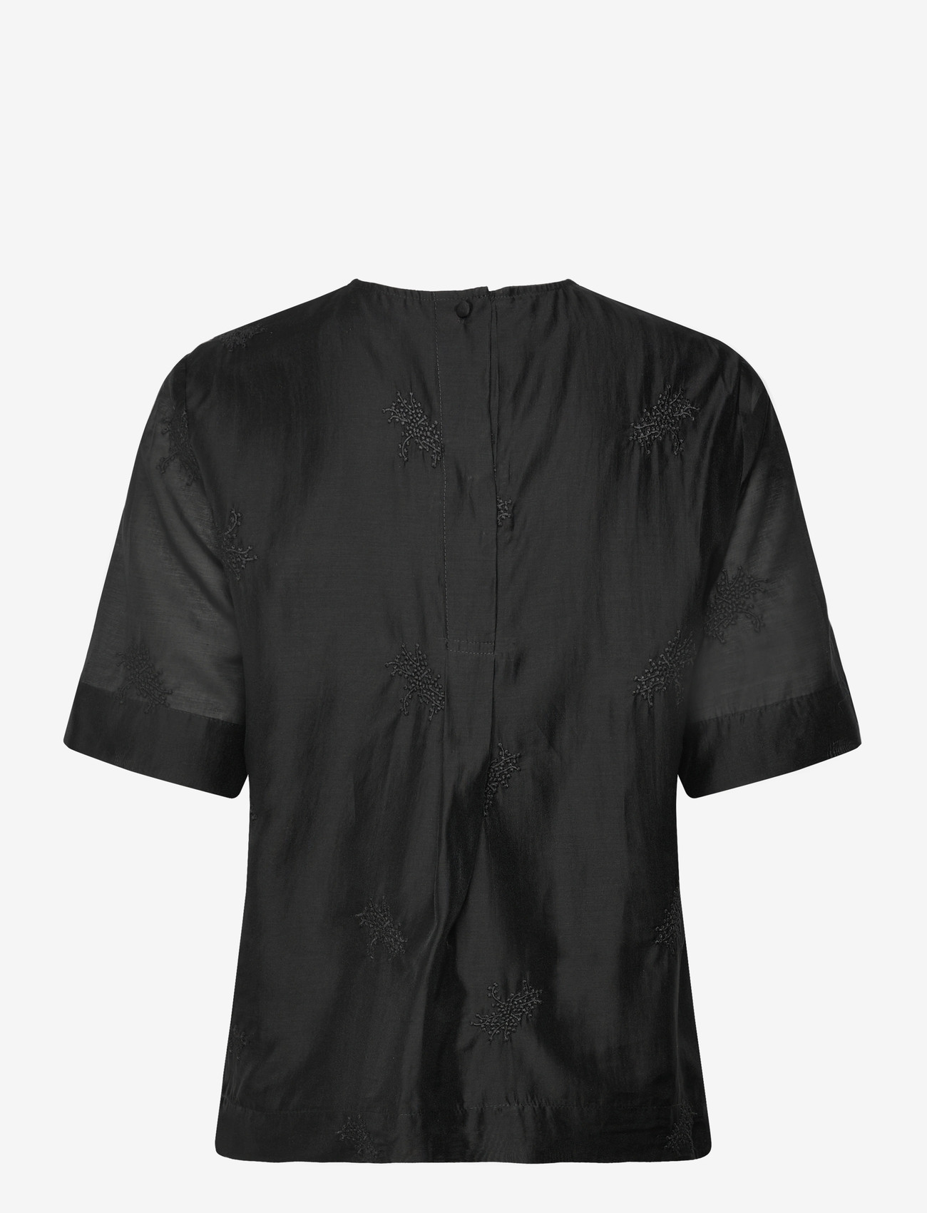Lovechild 1979 - Jianna Blouse - kortærmede bluser - 999 black - 2