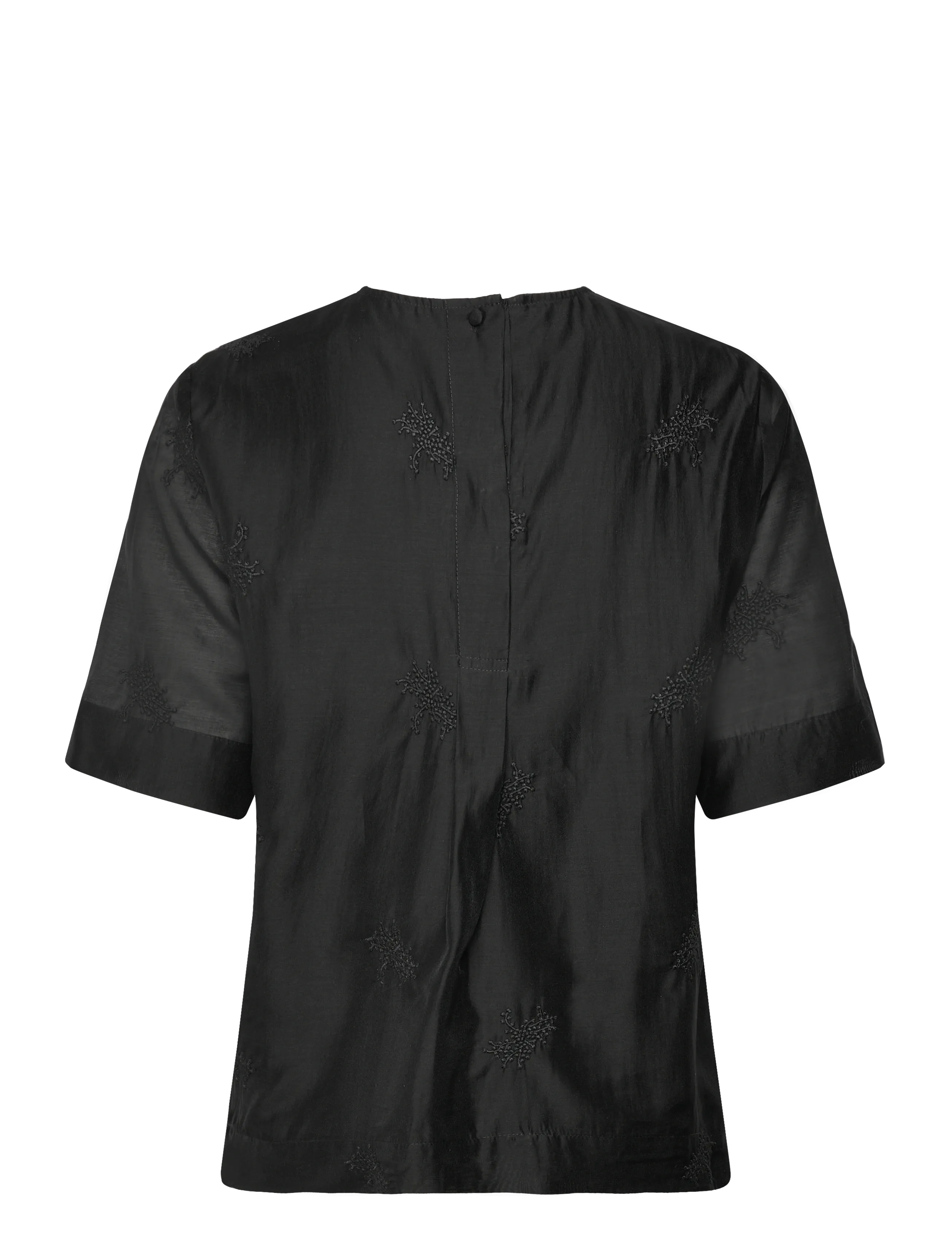 Lovechild 1979 - Jianna Blouse - kortærmede bluser - 999 black - 2
