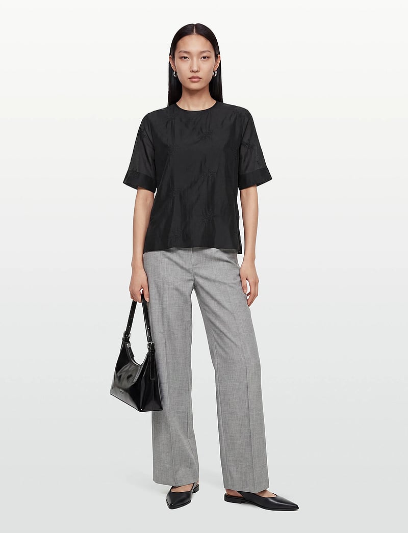 Lovechild 1979 - Jianna Blouse - kortærmede bluser - 999 black - 0