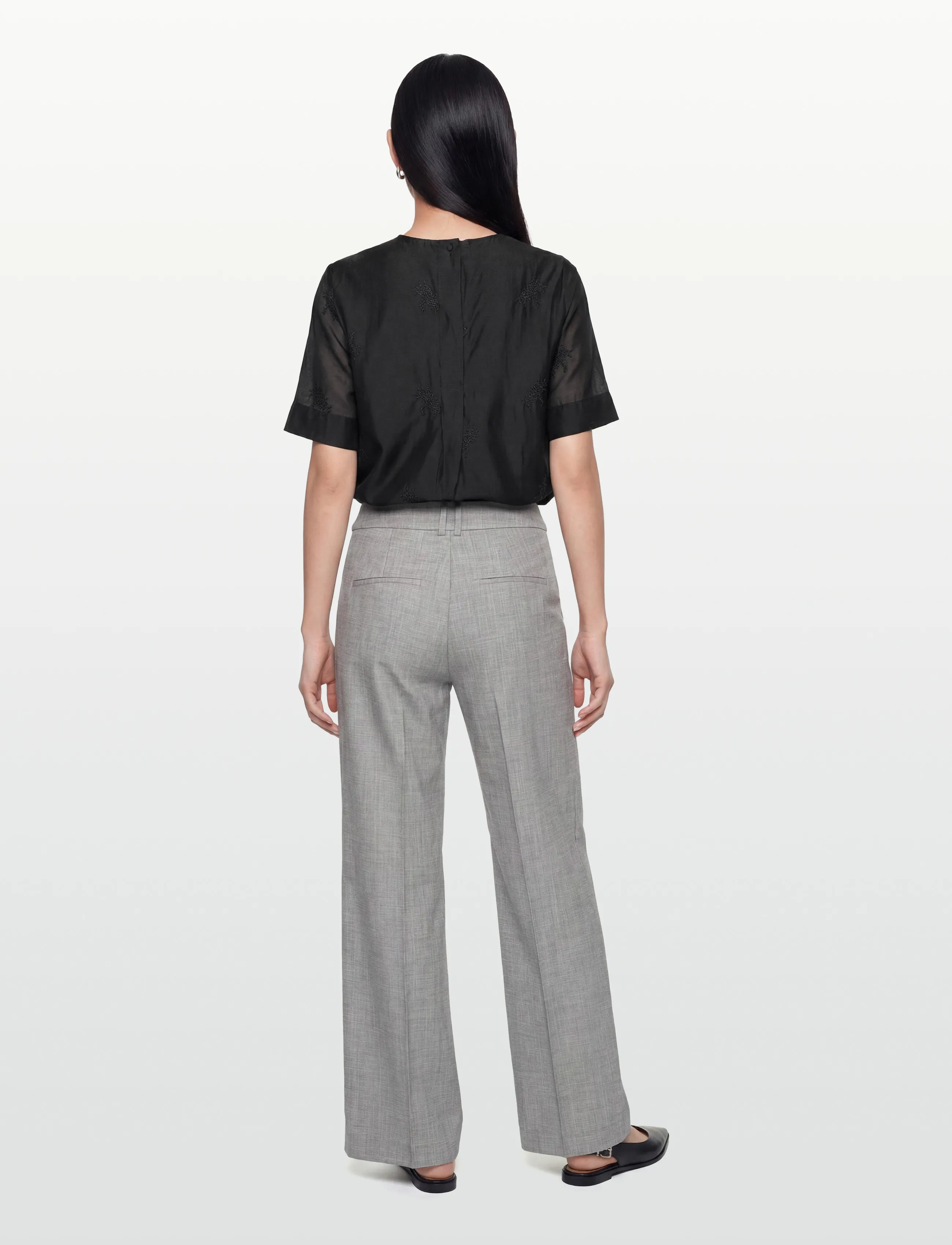 Lovechild 1979 - Jianna Blouse - kortærmede bluser - 999 black - 4