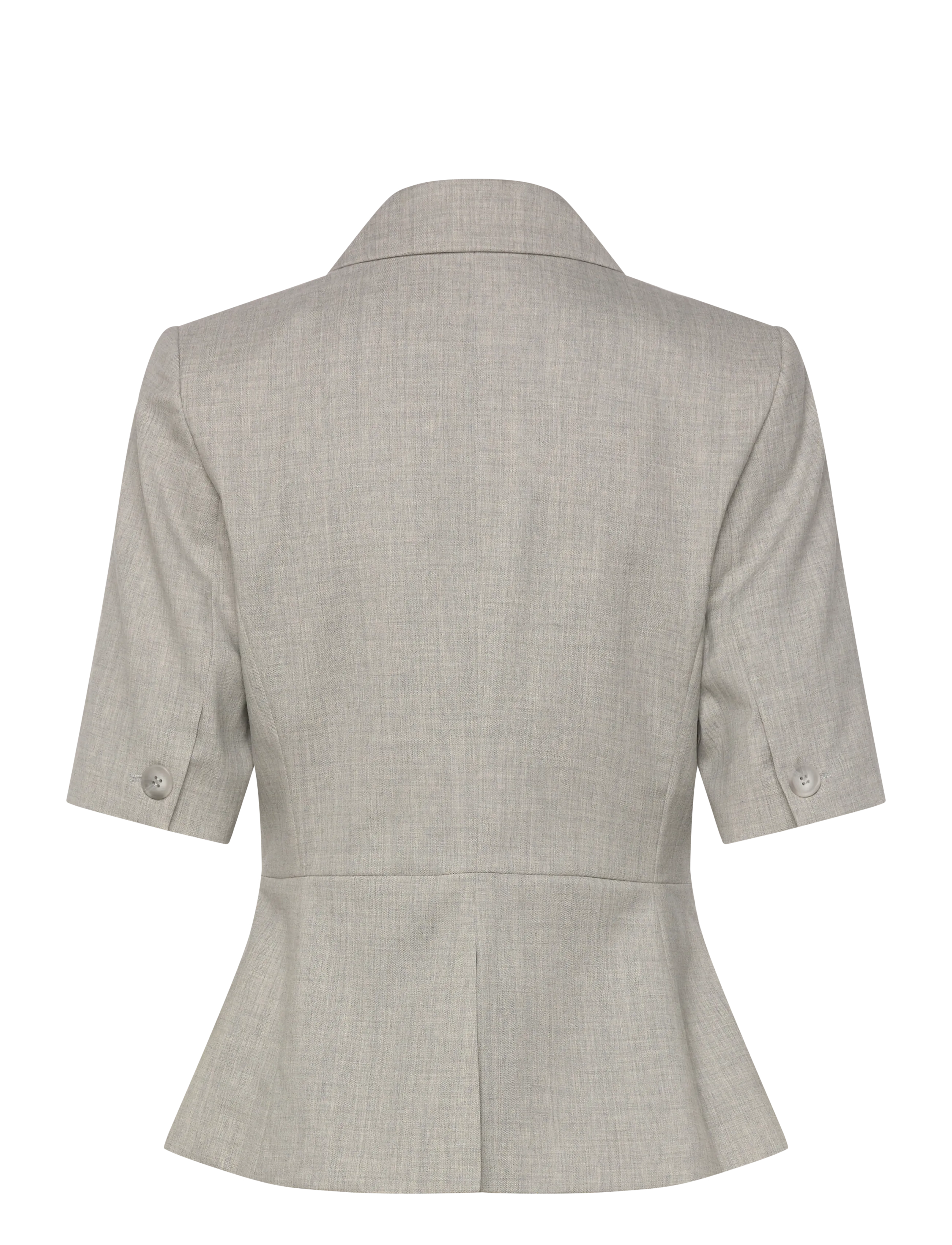 Lovechild 1979 - Alana Blazer - enkelknäppta kavajer - 056 light grey melange - 2