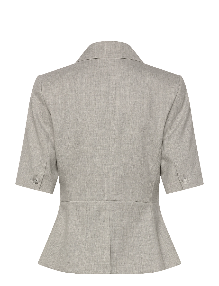 Lovechild 1979 - Alana Blazer - enkelknäppta kavajer - 056 light grey melange - 2