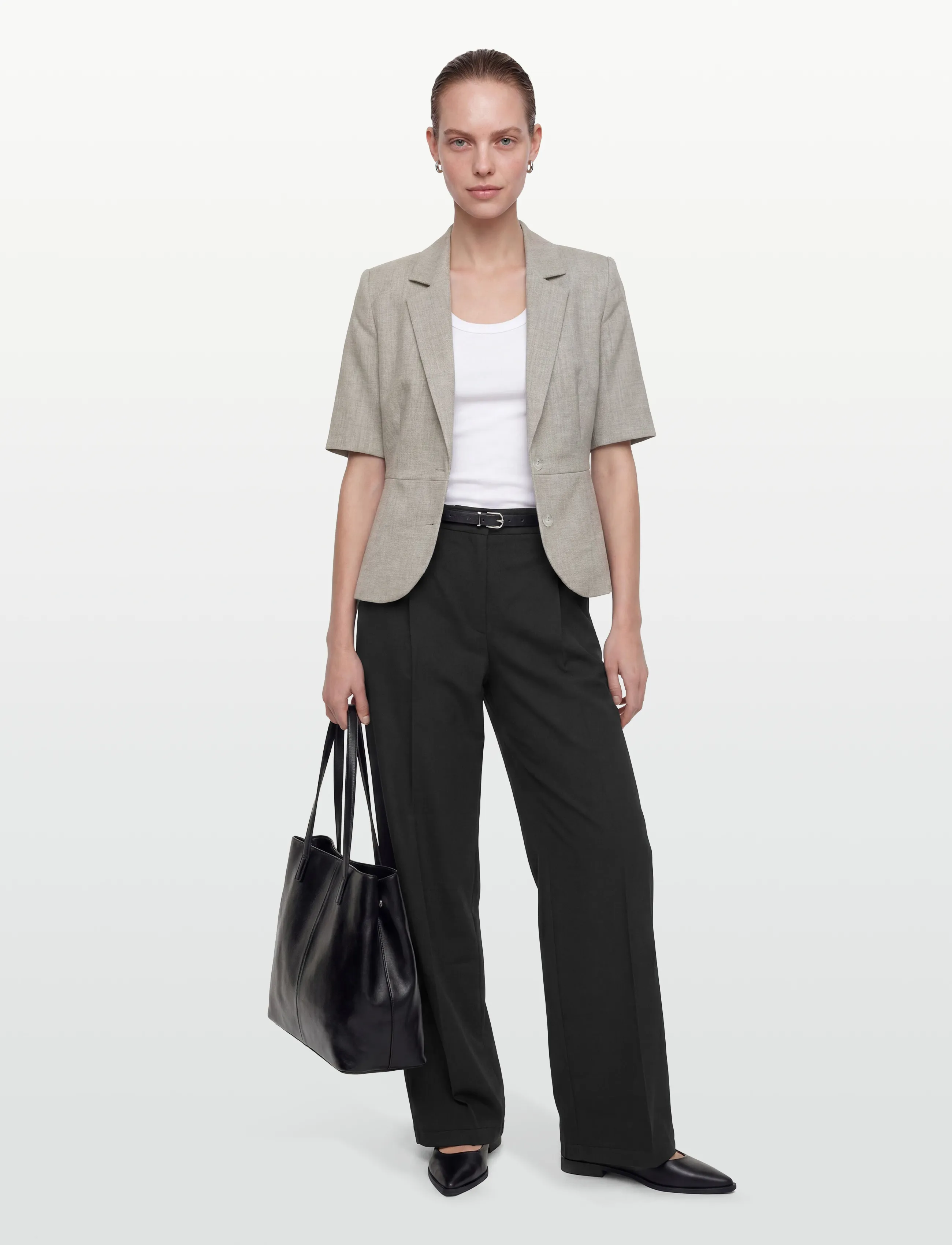 Lovechild 1979 Alana Blazer - Lovechild 1979 - 056 LIGHT GREY MELANGE / grey