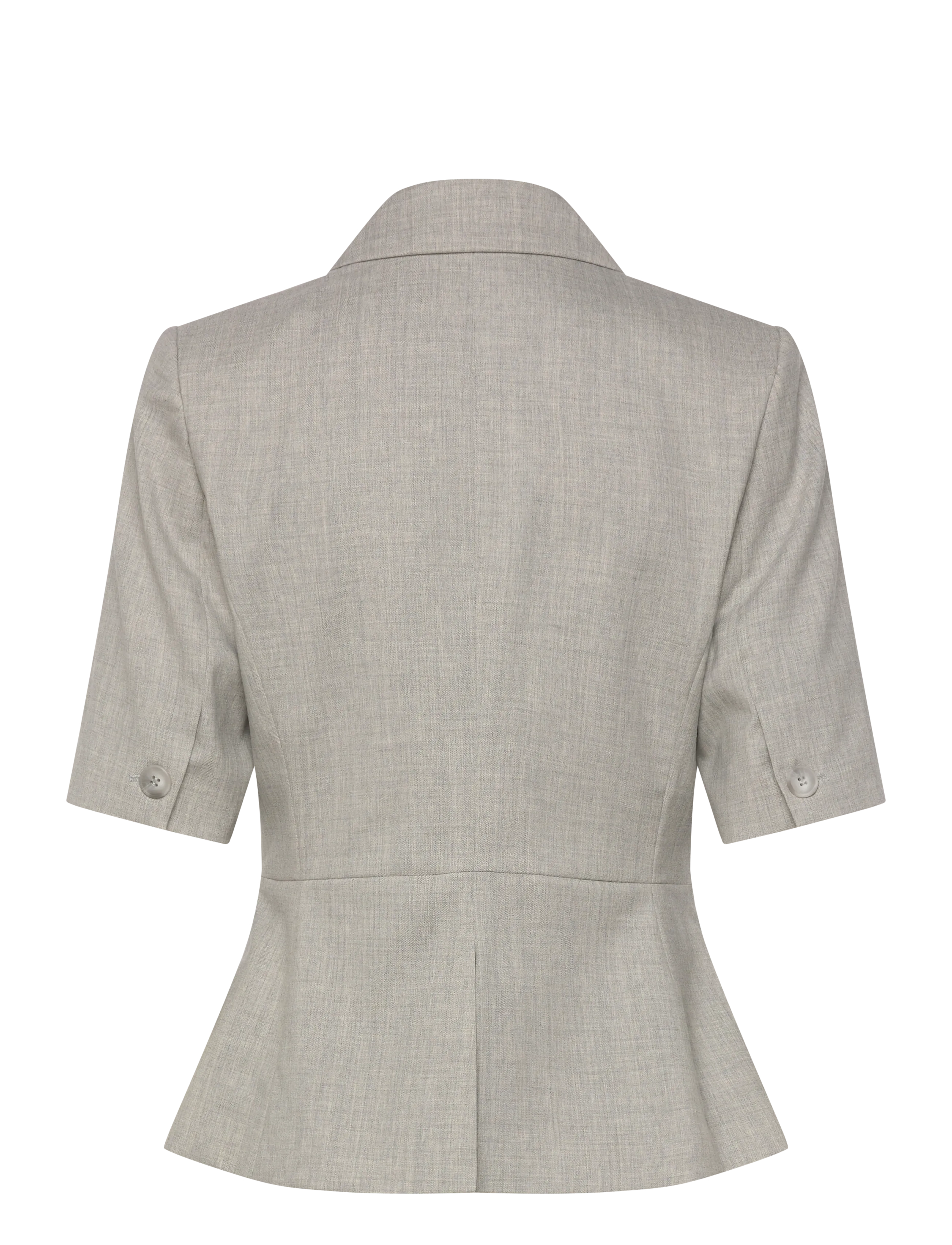 Lovechild 1979 - Alana Blazer - enkelknäppta kavajer - 056 light grey melange - 3