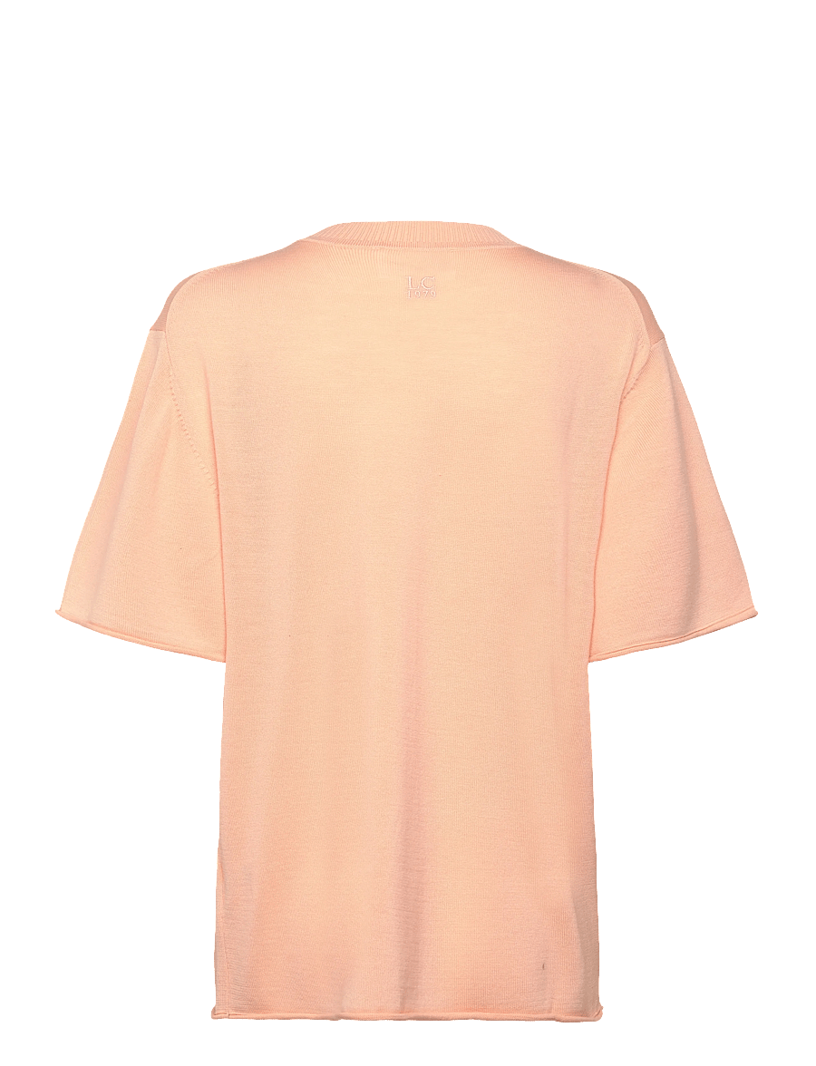 Lovechild 1979 - Tessa T-shirt - striktrøjer - 183 peach - 2