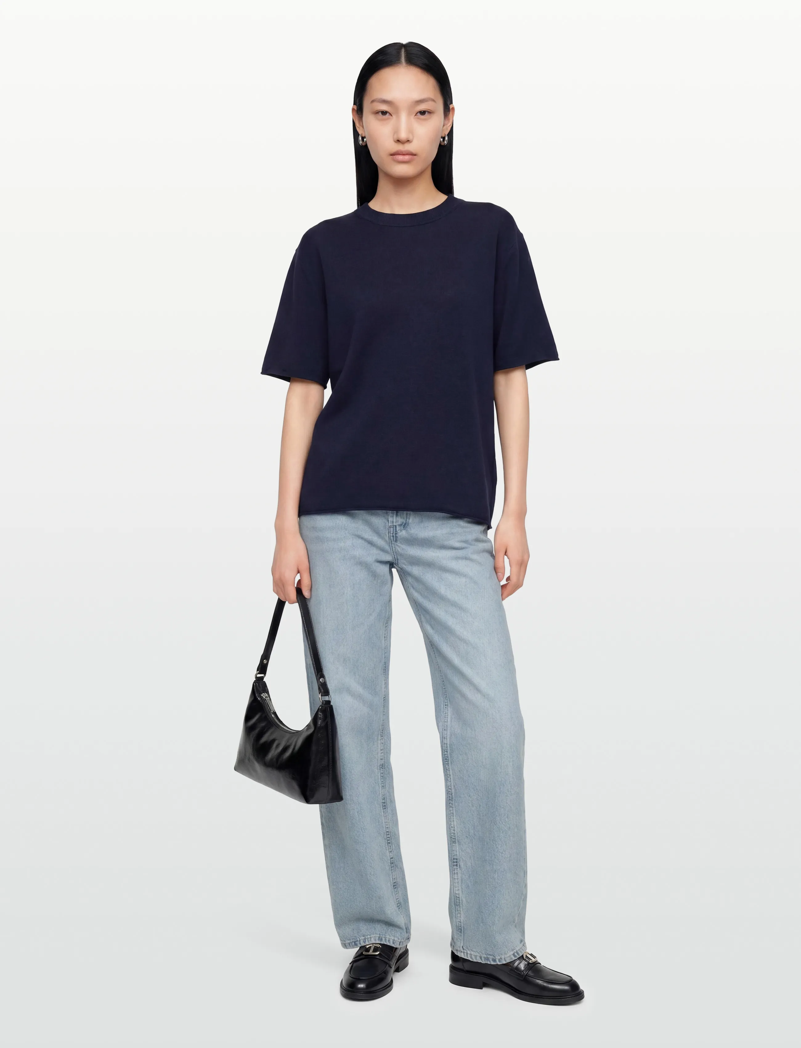 Lovechild 1979 Tessa T-Shirt, M, T-shirts & Oberteile, Marineblau - Short-sleeved, Frauen