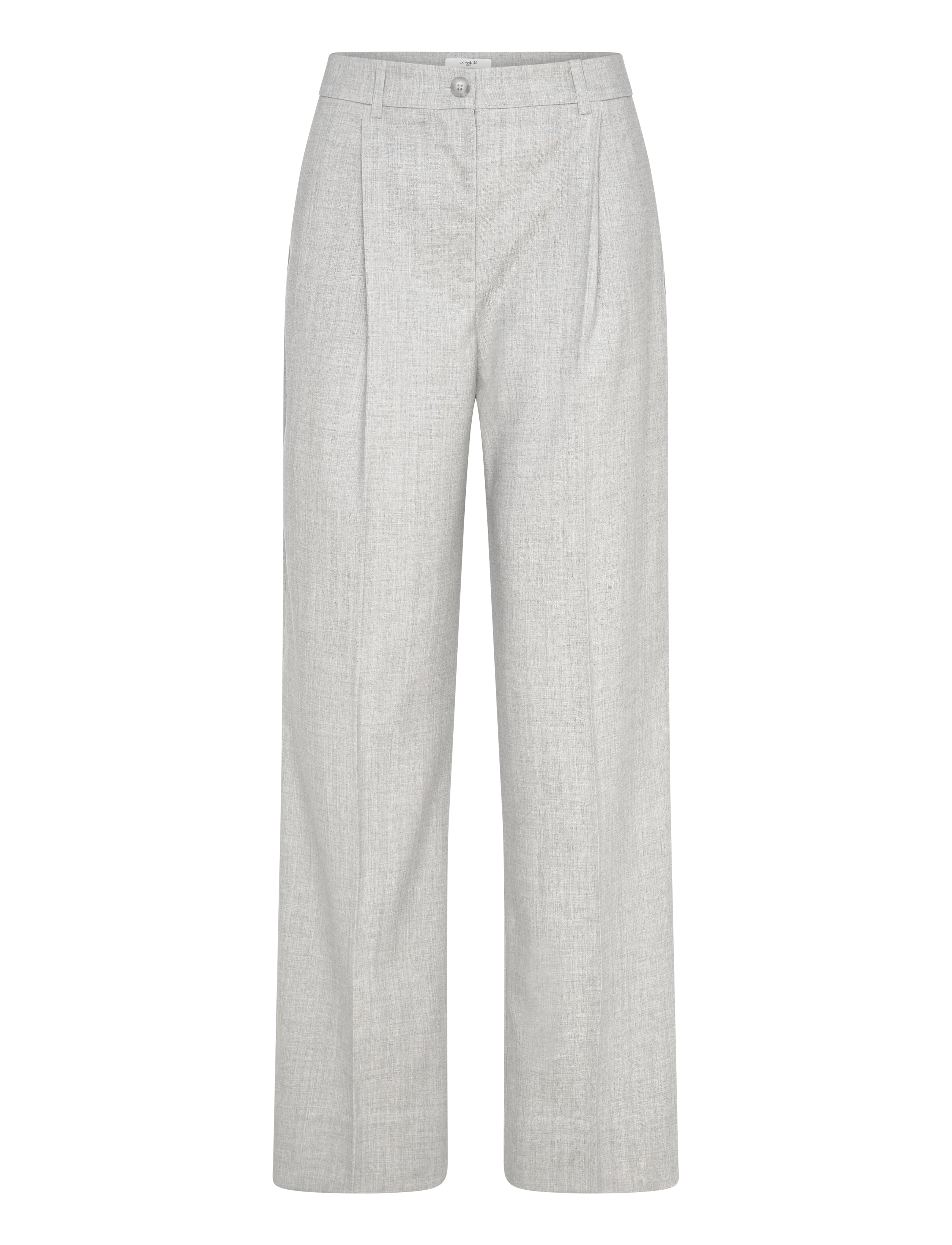 Lovechild 1979 Lucas Pants - Hosen - 056 LIGHT GREY MELANGE / grey
