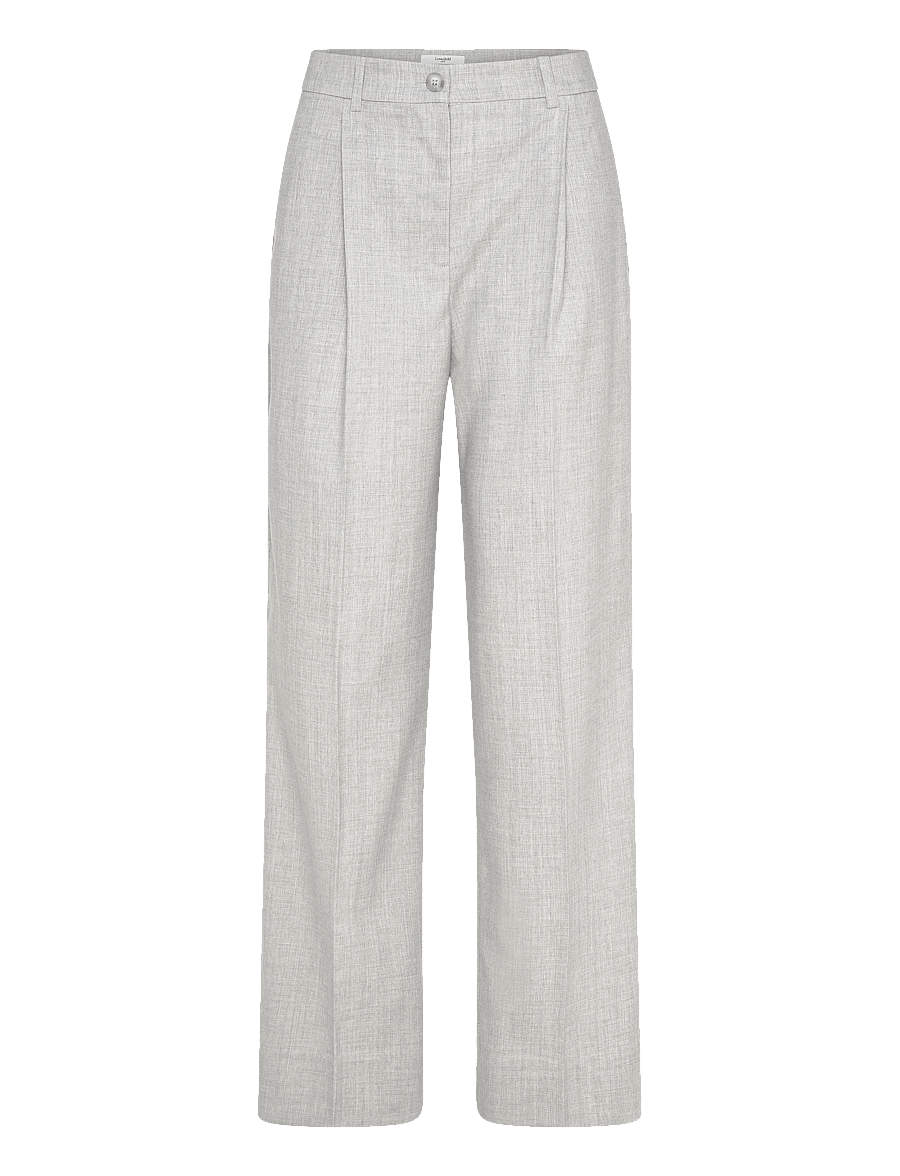 Lovechild 1979 - Lucas Pants - kostymbyxor - 056 light grey melange - 1