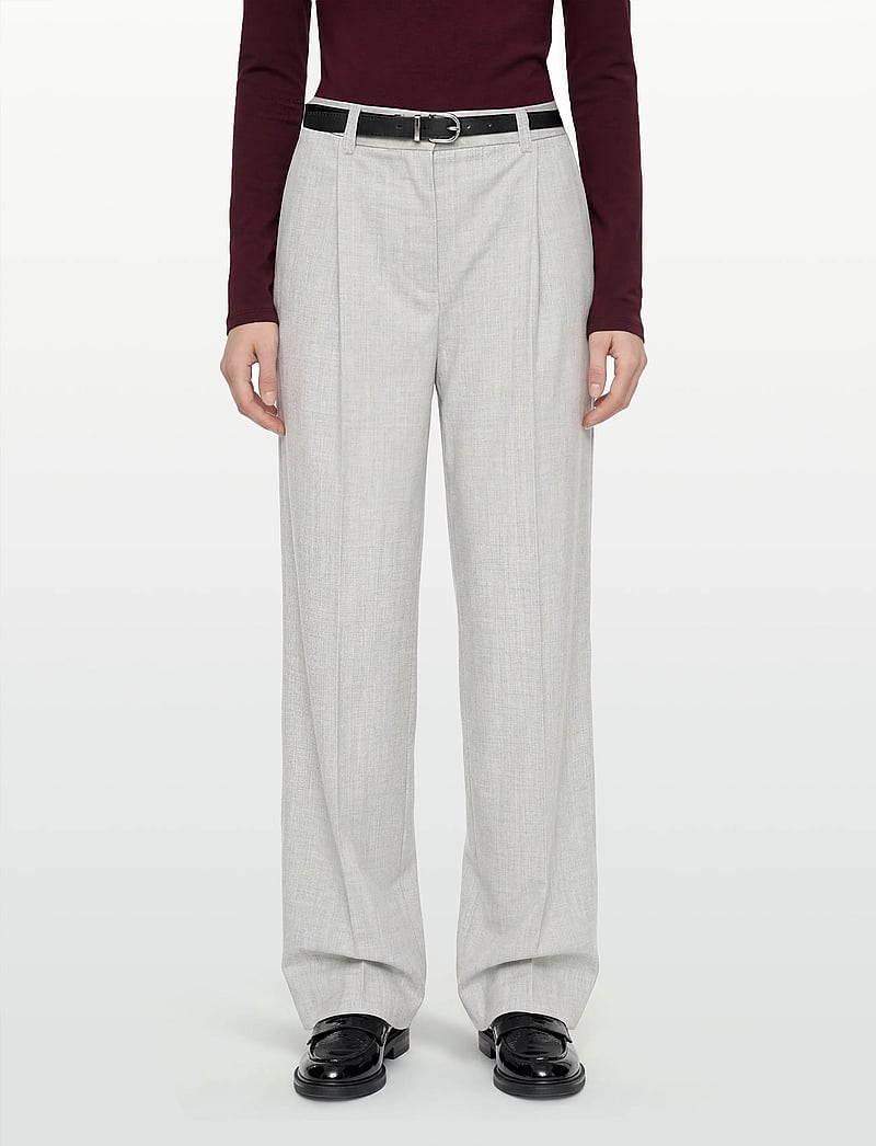 Lovechild 1979 - Lucas Pants - habitbukser - 056 light grey melange - 3