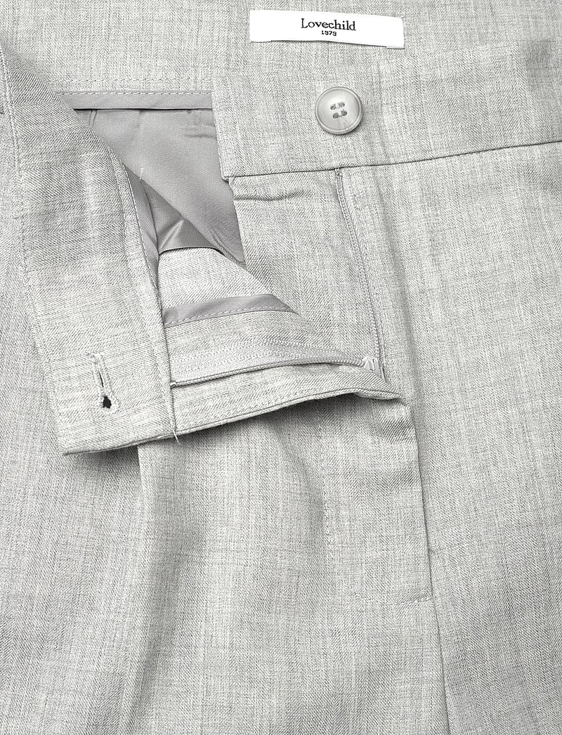 Lovechild 1979 - Lucas Pants - habitbukser - 056 light grey melange - 3