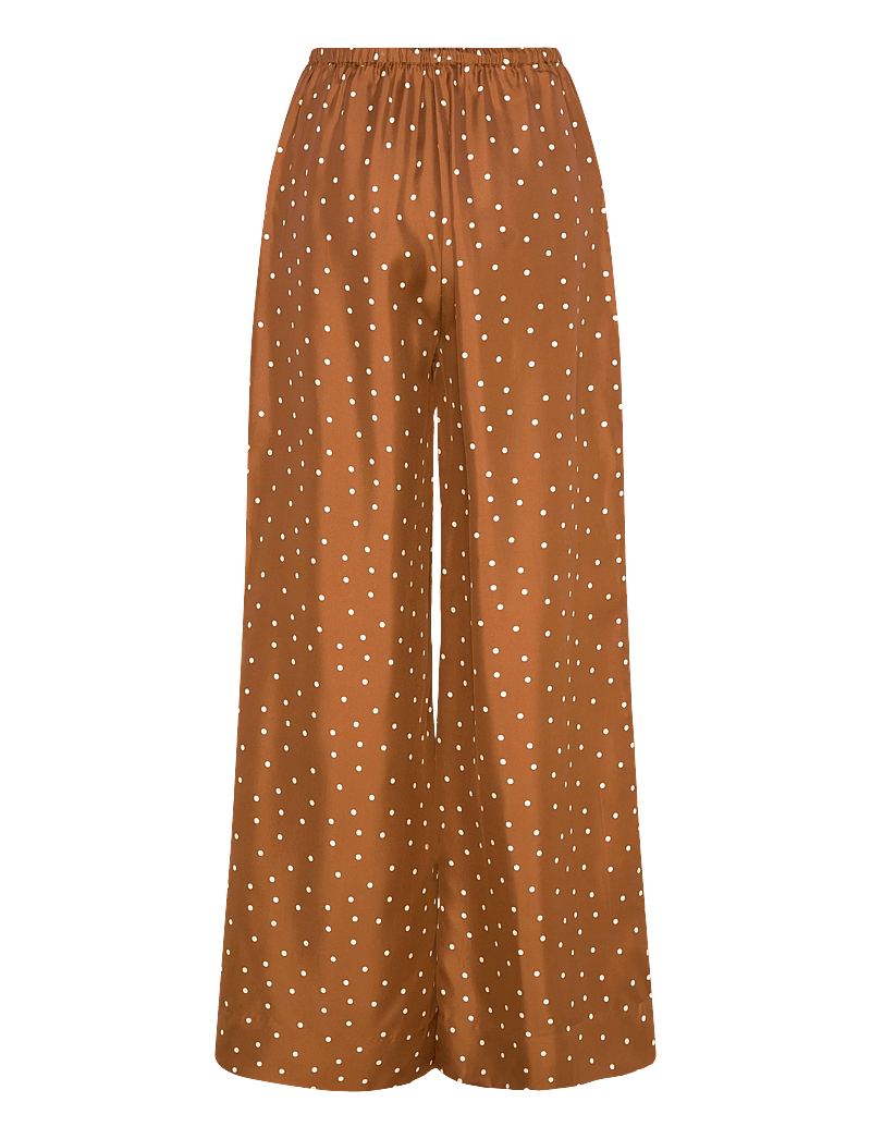 Lovechild 1979 - Lana Pants - bukser med brede ben - 793 dot print caramel - 2
