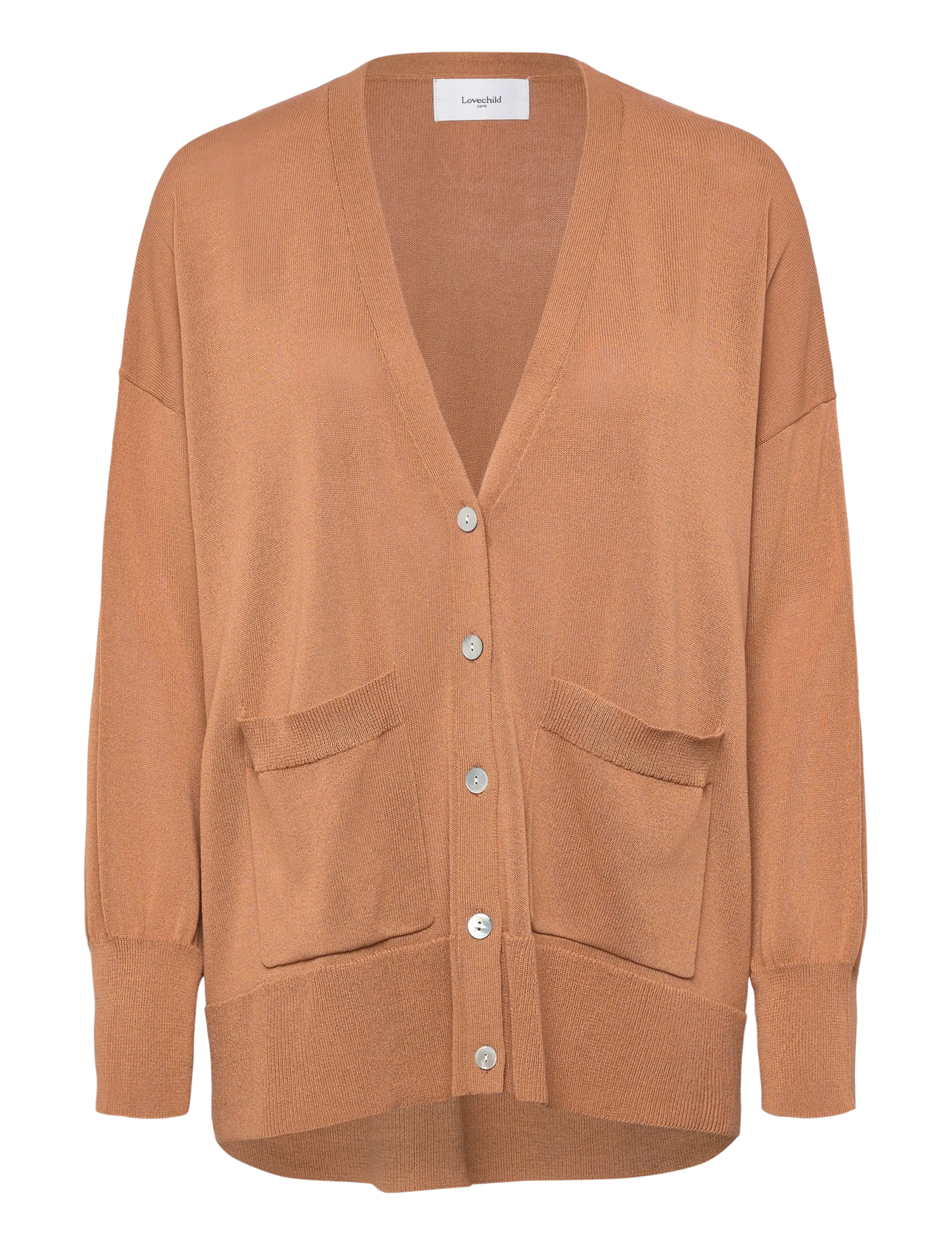 Lovechild 1979 Iris Cardigan - Transitional Layering - 182 BISCUIT / brown