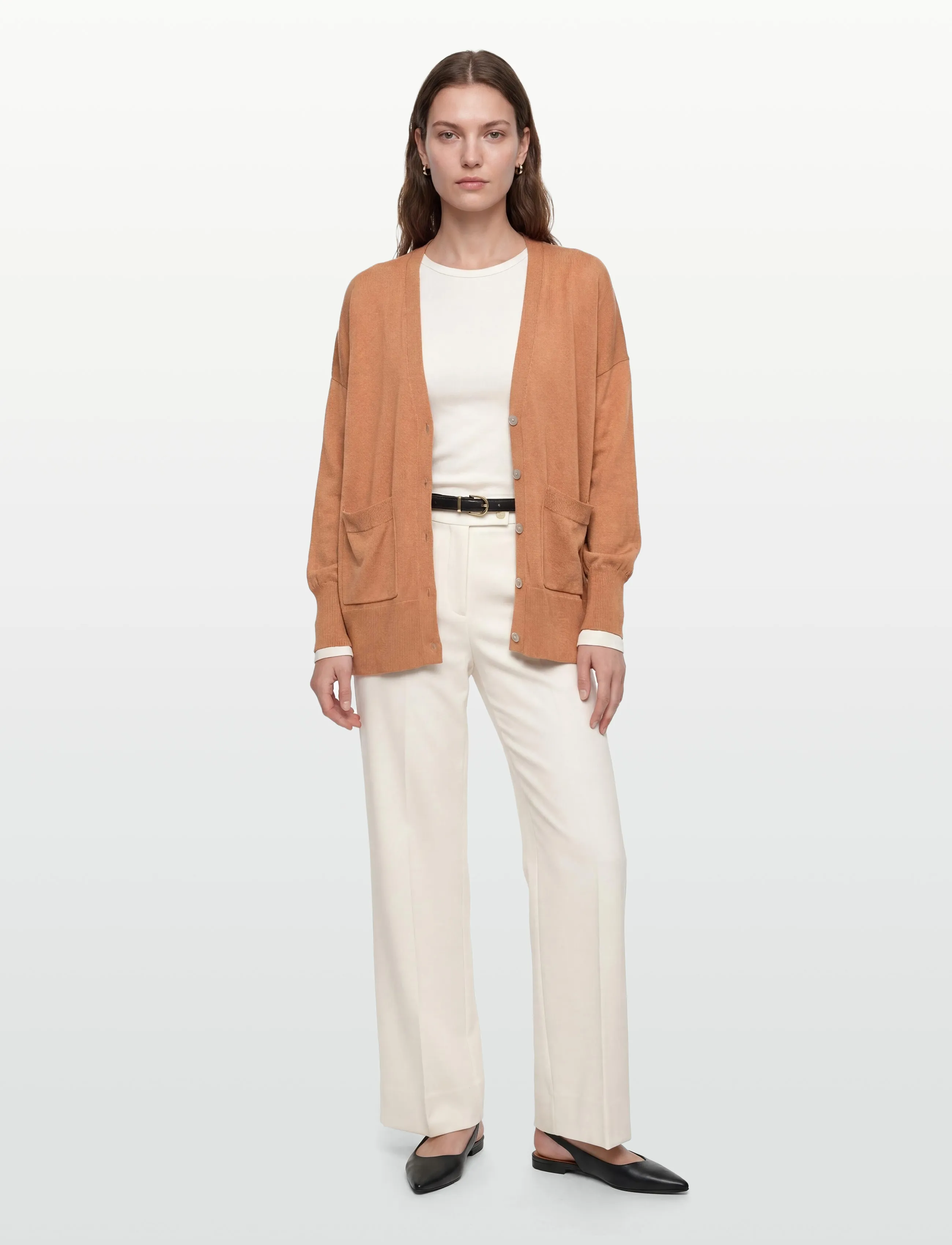 Lovechild 1979 Iris Cardigan, M, Brown, Strik > Cardigans, Dame