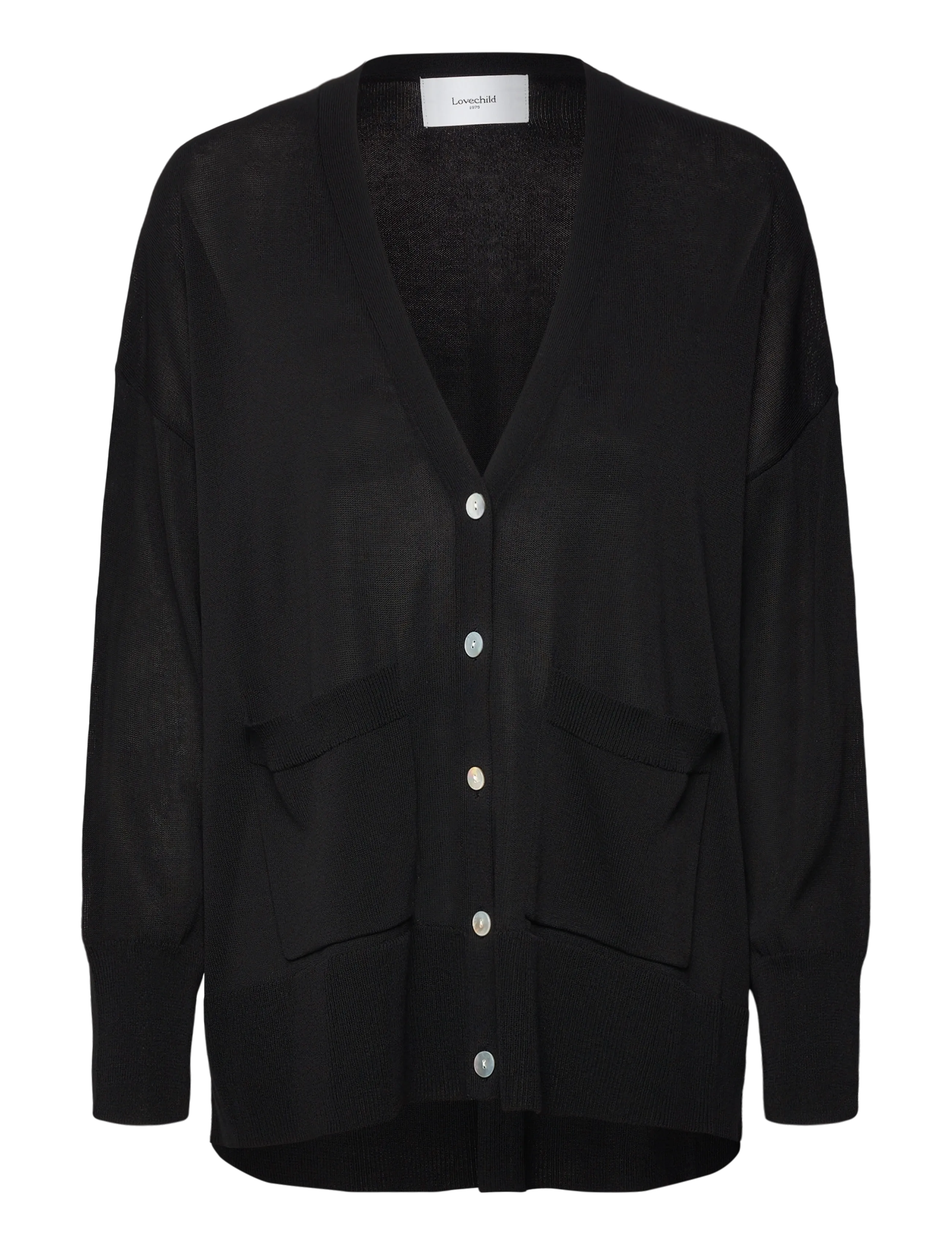 Lovechild 1979 Iris Cardigan - Cardigans - 999 BLACK / black