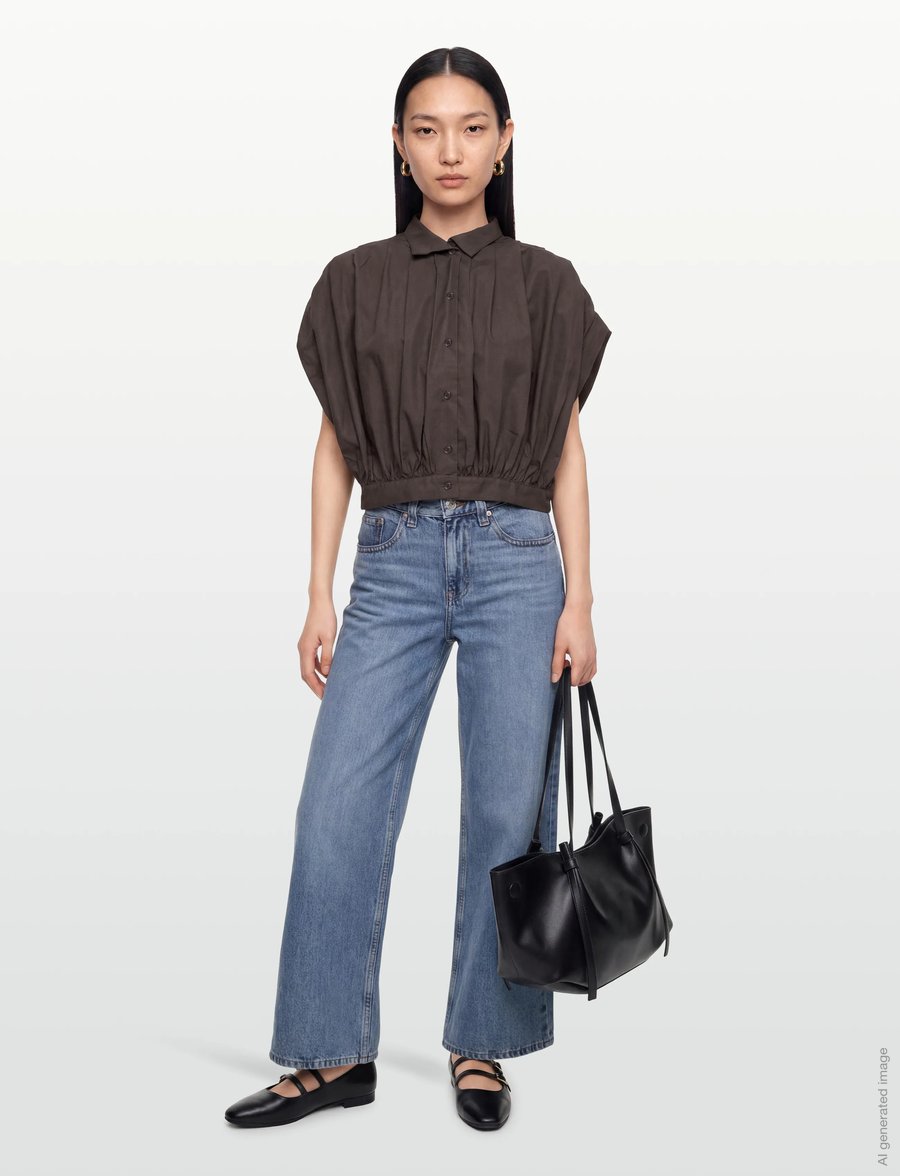 Lovechild 1979 - Rayne Shirt - kortärmade skjortor - 719 chestnut - 0
