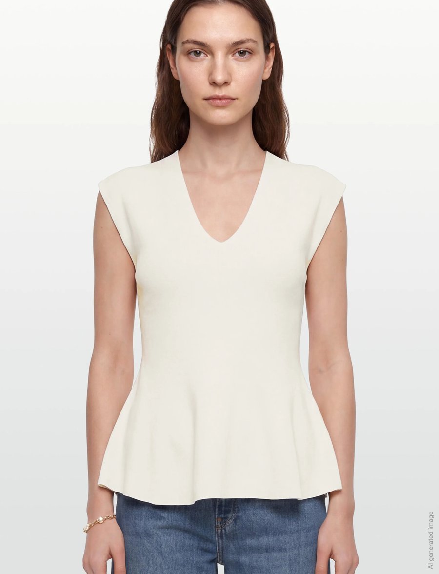 Lovechild 1979 - Lavender Blouse - Ærmeløse bluser - 007 egret - 3
