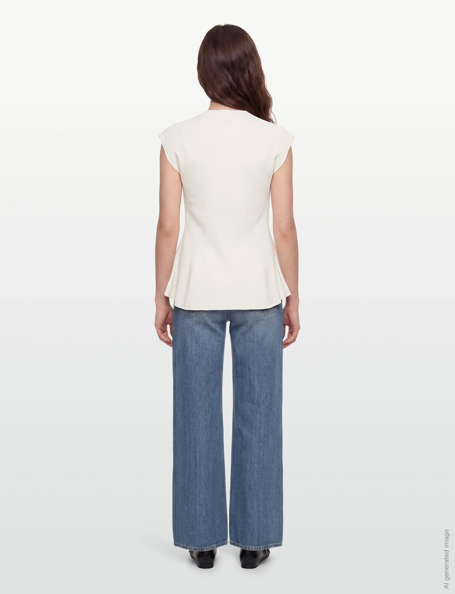 Lovechild 1979 - Lavender Blouse - Ærmeløse bluser - 007 egret - 4
