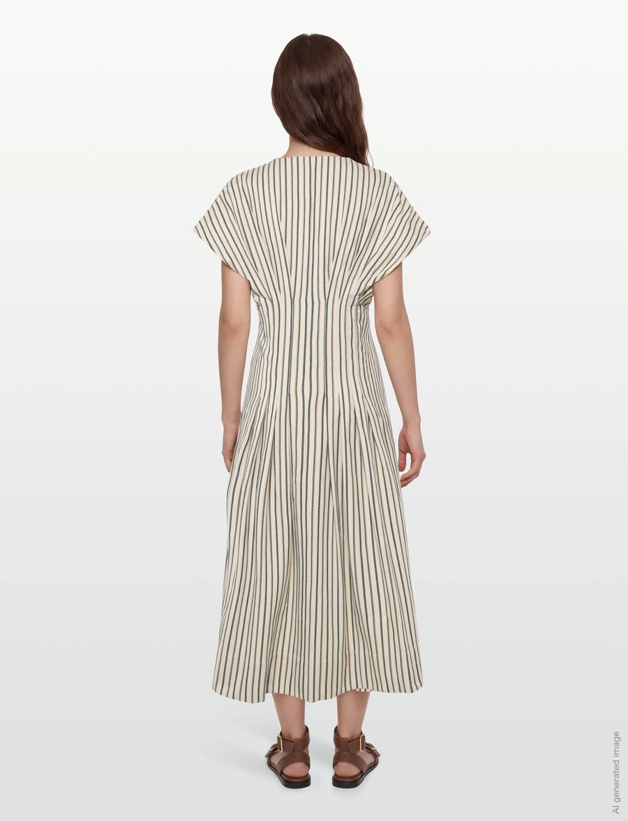 Lovechild 1979 - Camia Dress - sommerkleider - 184 striped handloom - 4