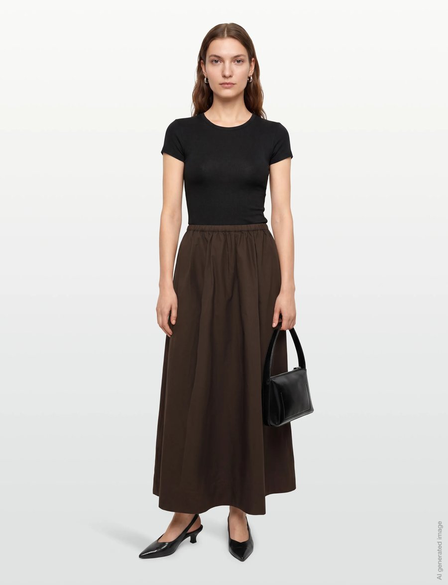 Lovechild 1979 - Rosalie Skirt - maxi nederdele - 791 chestnut - 0