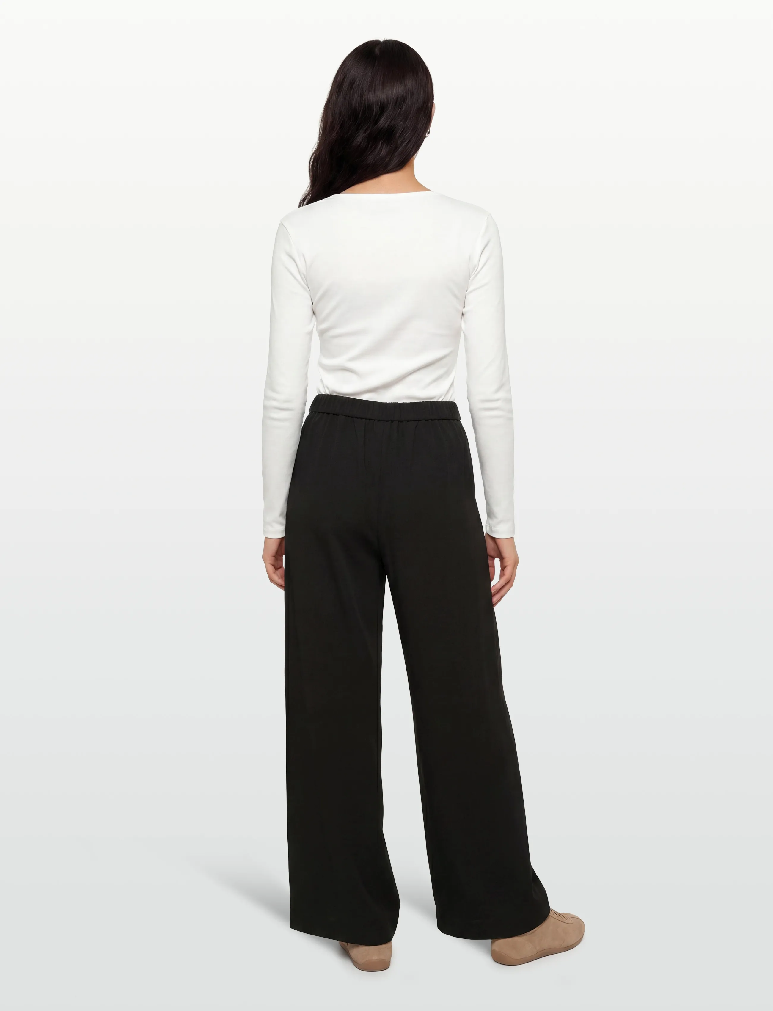 Lovechild 1979 - Mary-Ann Pants - bukser med brede ben - 999 black - 4