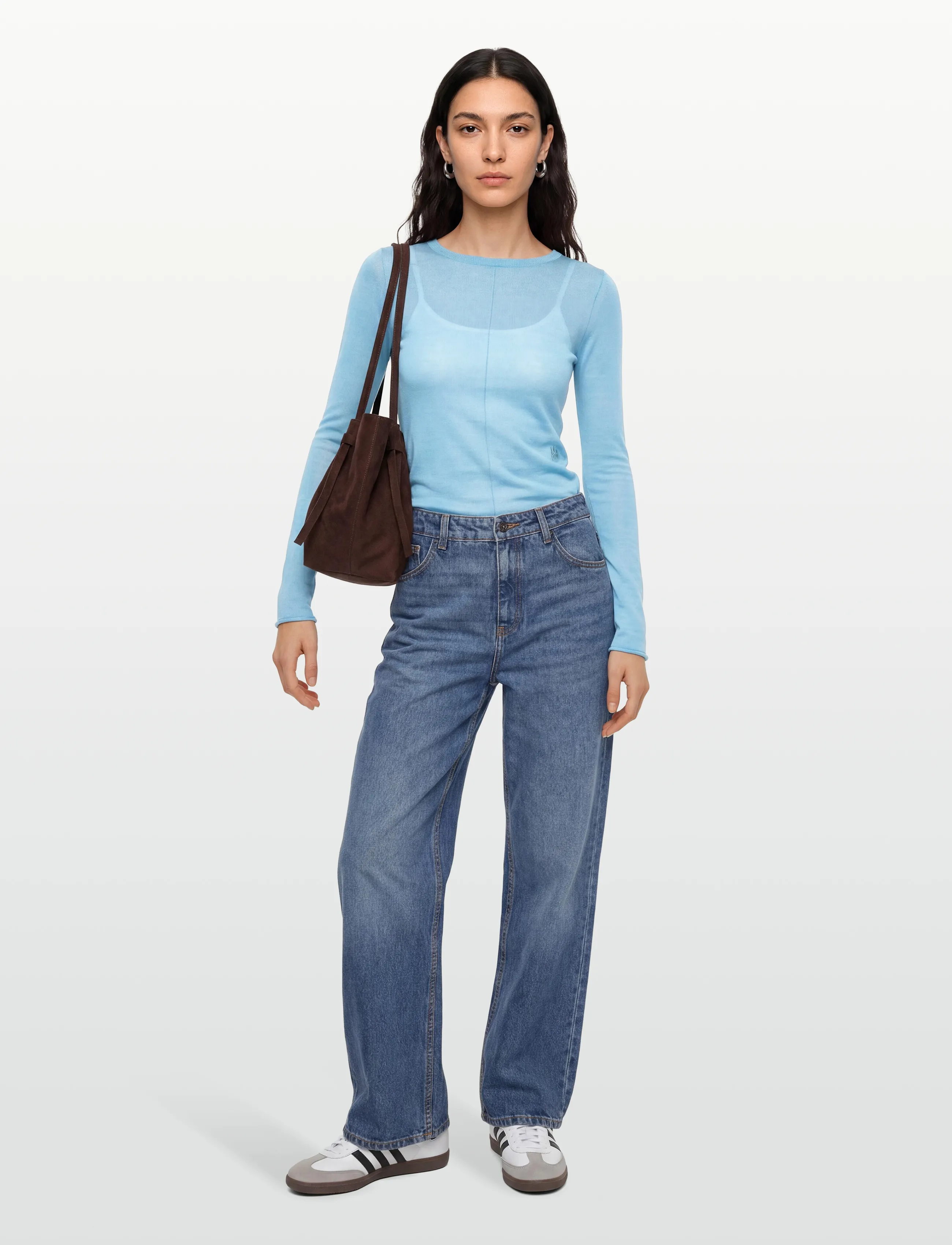 Lovechild 1979 Bella Blouse, M, Blue, Strik > Trøjer, Dame