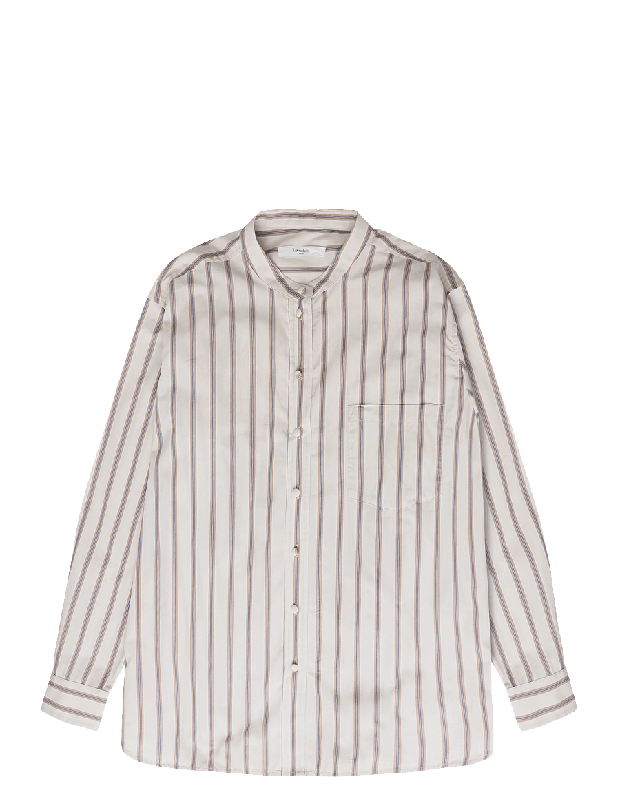Lovechild 1979 - Edgar Shirt - langärmlige hemden - 189 egret multi stripe - 1