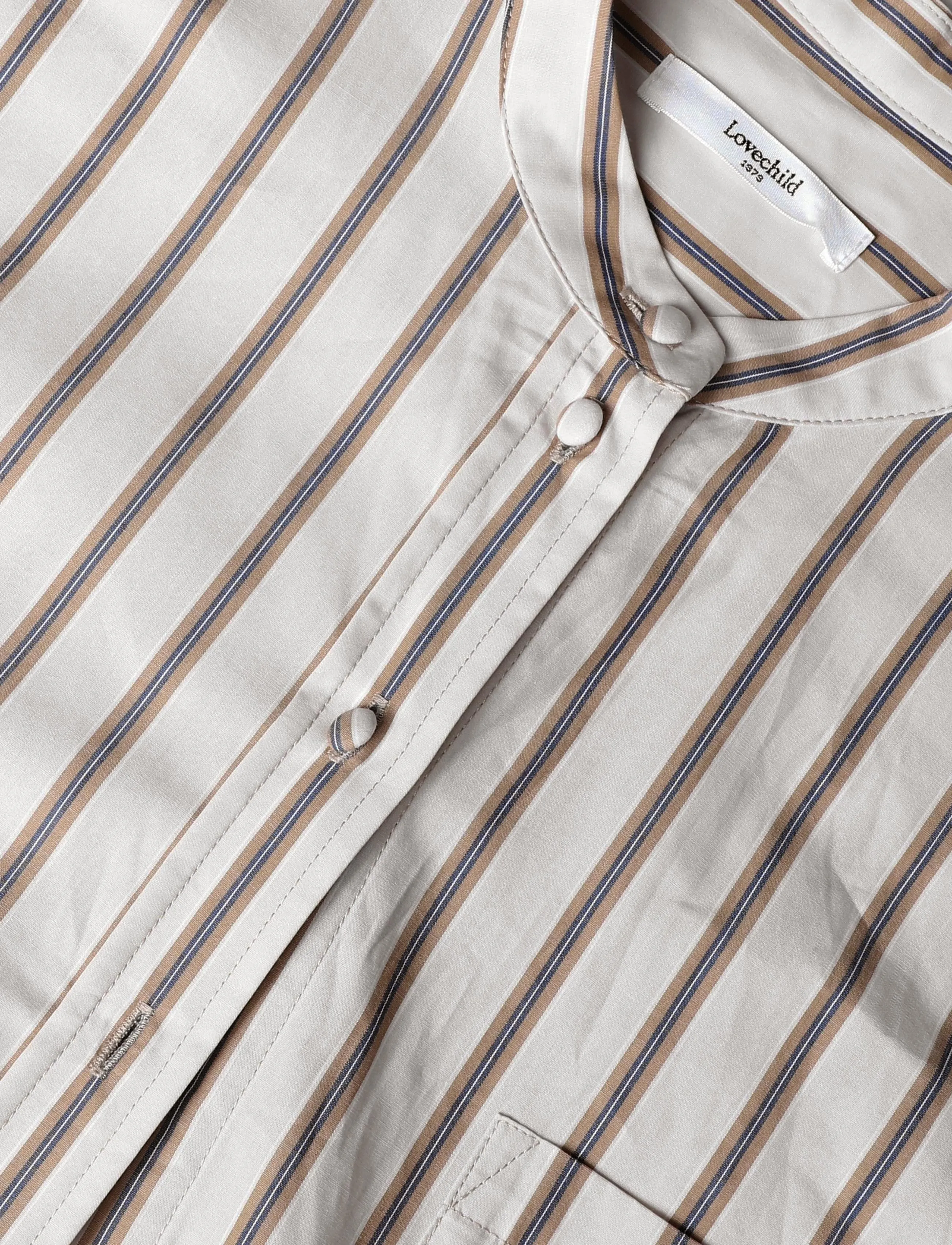 Lovechild 1979 - Edgar Shirt - langærmede skjorter - 189 egret multi stripe - 3