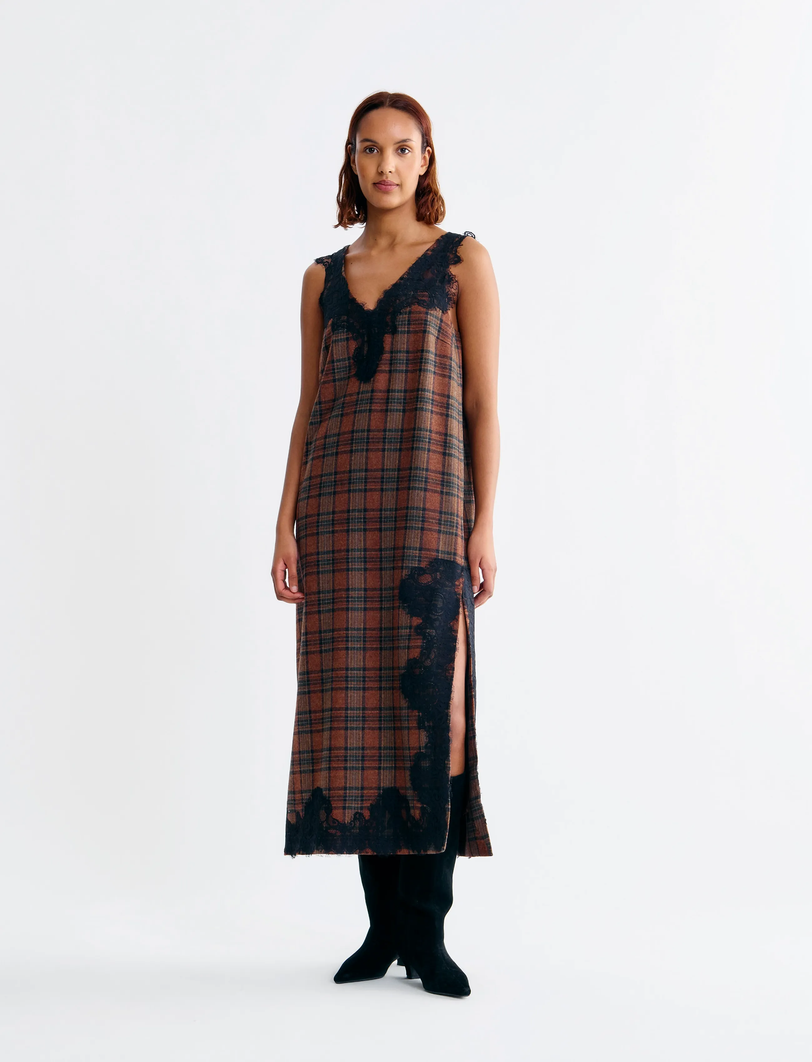 Lovechild 1979 Hattie Dress - Kläder - 319 MULTI ROSE / brown