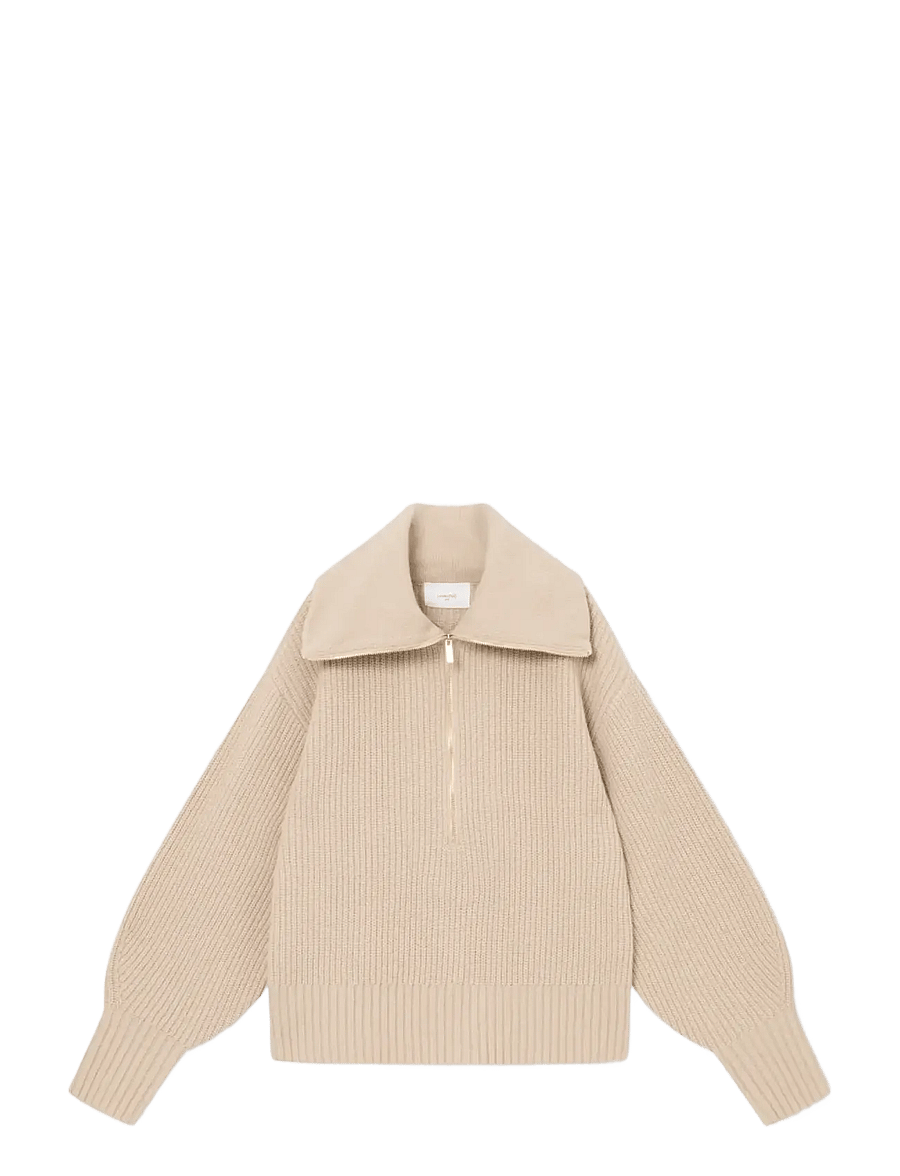 Lovechild 1979 - Emilia Sweater - striktrøjer - 727 taupe grey - 0