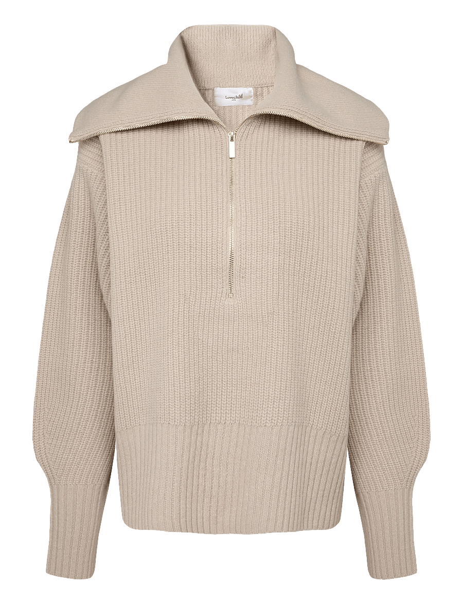Lovechild 1979 - Emilia Sweater - pullover - 727 taupe grey - 1
