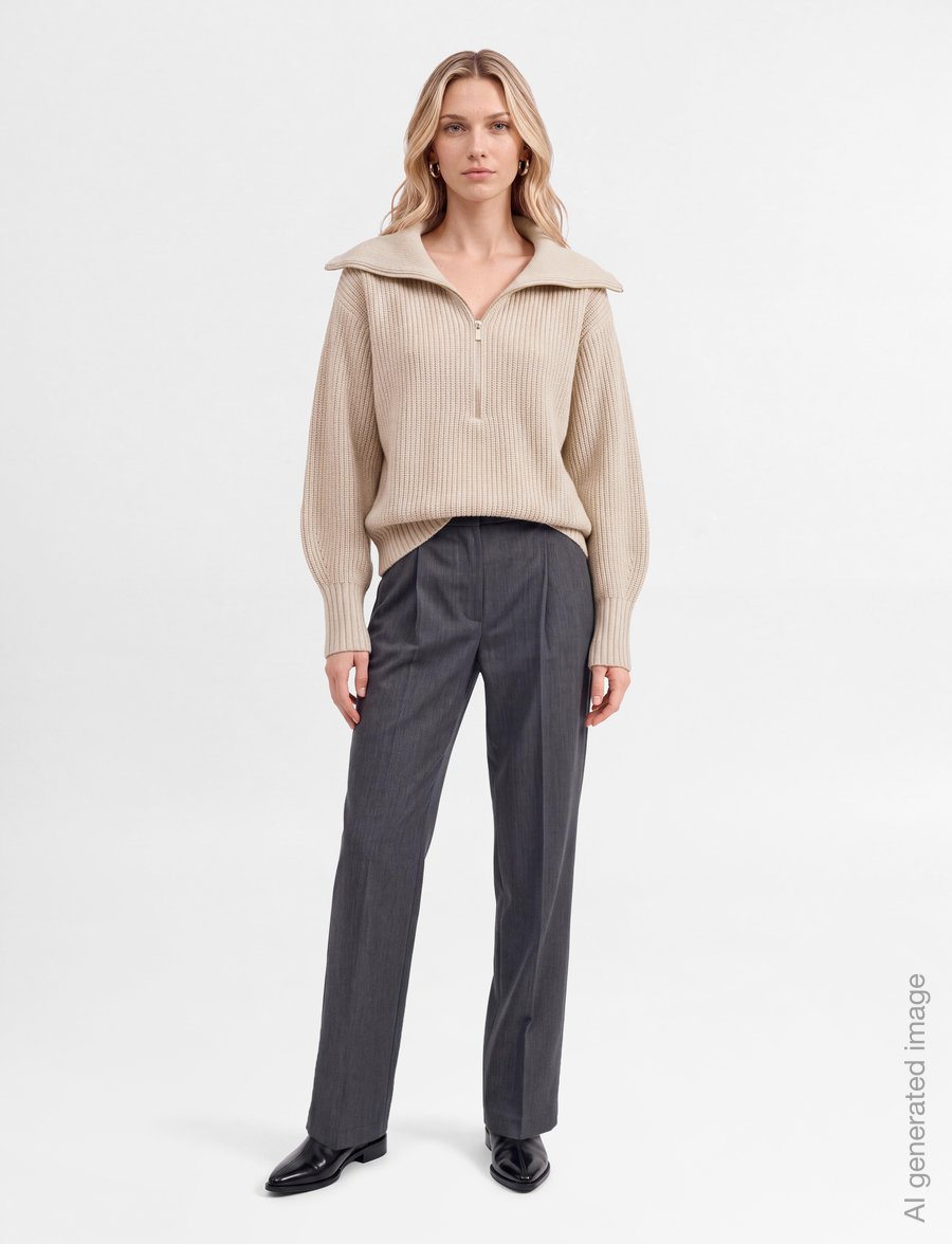Lovechild 1979 - Emilia Sweater - pullover - 727 taupe grey - 0