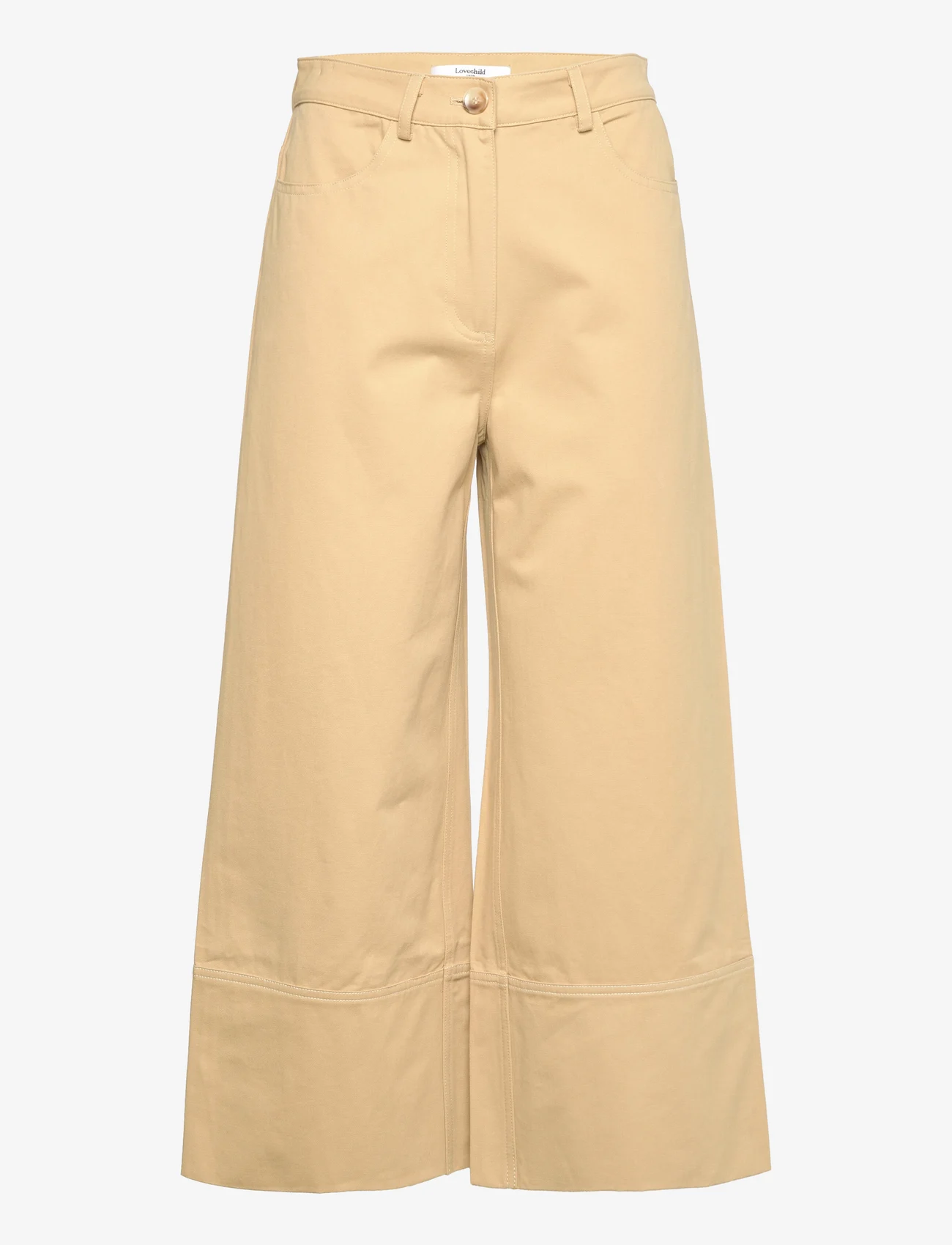 Lovechild 1979 - Nasila Pants - wide leg trousers - sand - 0