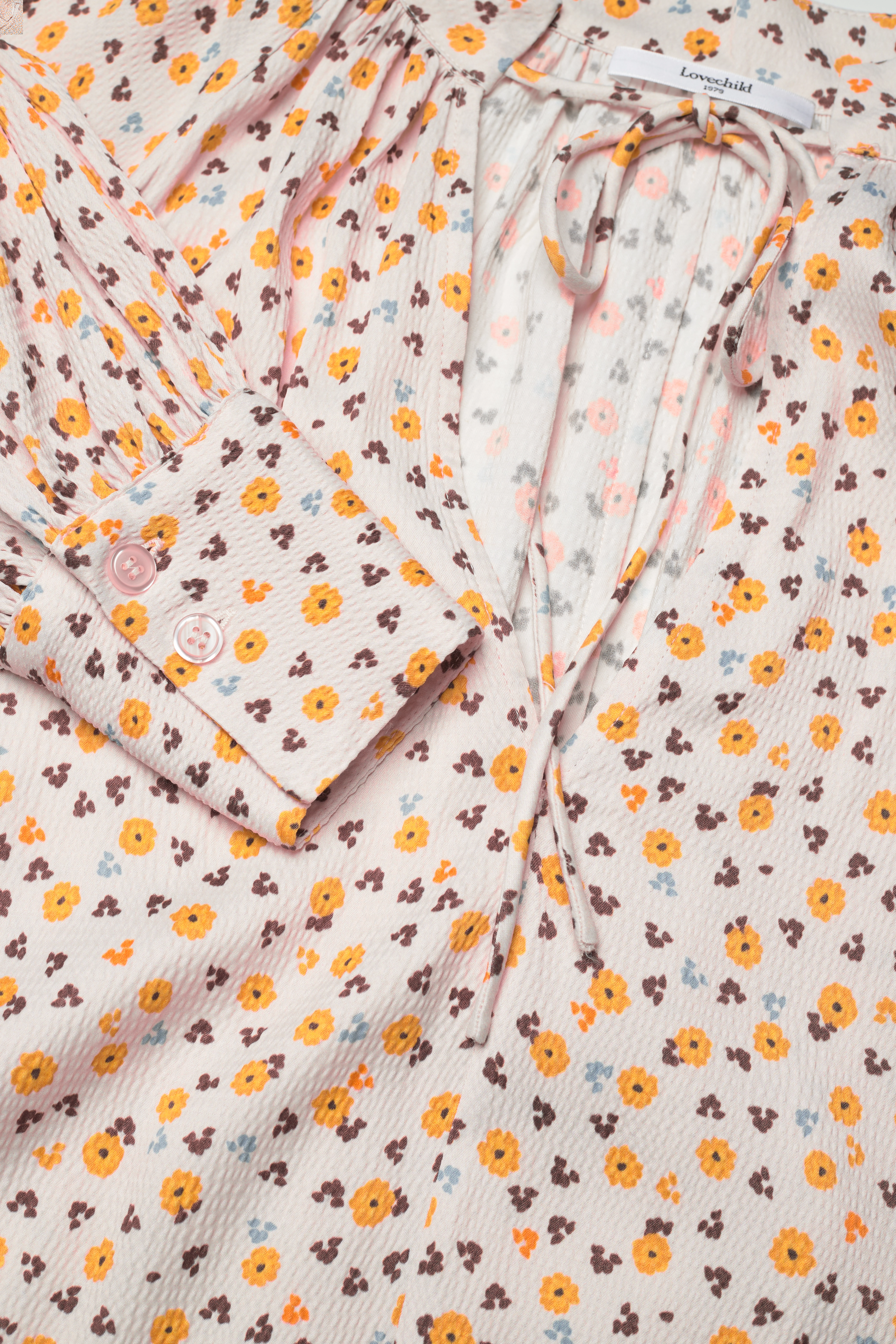 Lovechild 1979 - Julie Dress - midi kjoler - tangerine flowers - 2