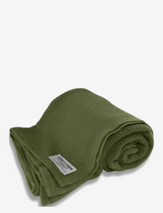 Lovely Linen - LOVELY COTTON BLANKET - blankets & throws - jeep green - 0