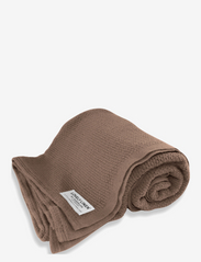 Lovely Linen - LOVELY COTTON BLANKET - blankets & throws - chocolate - 0