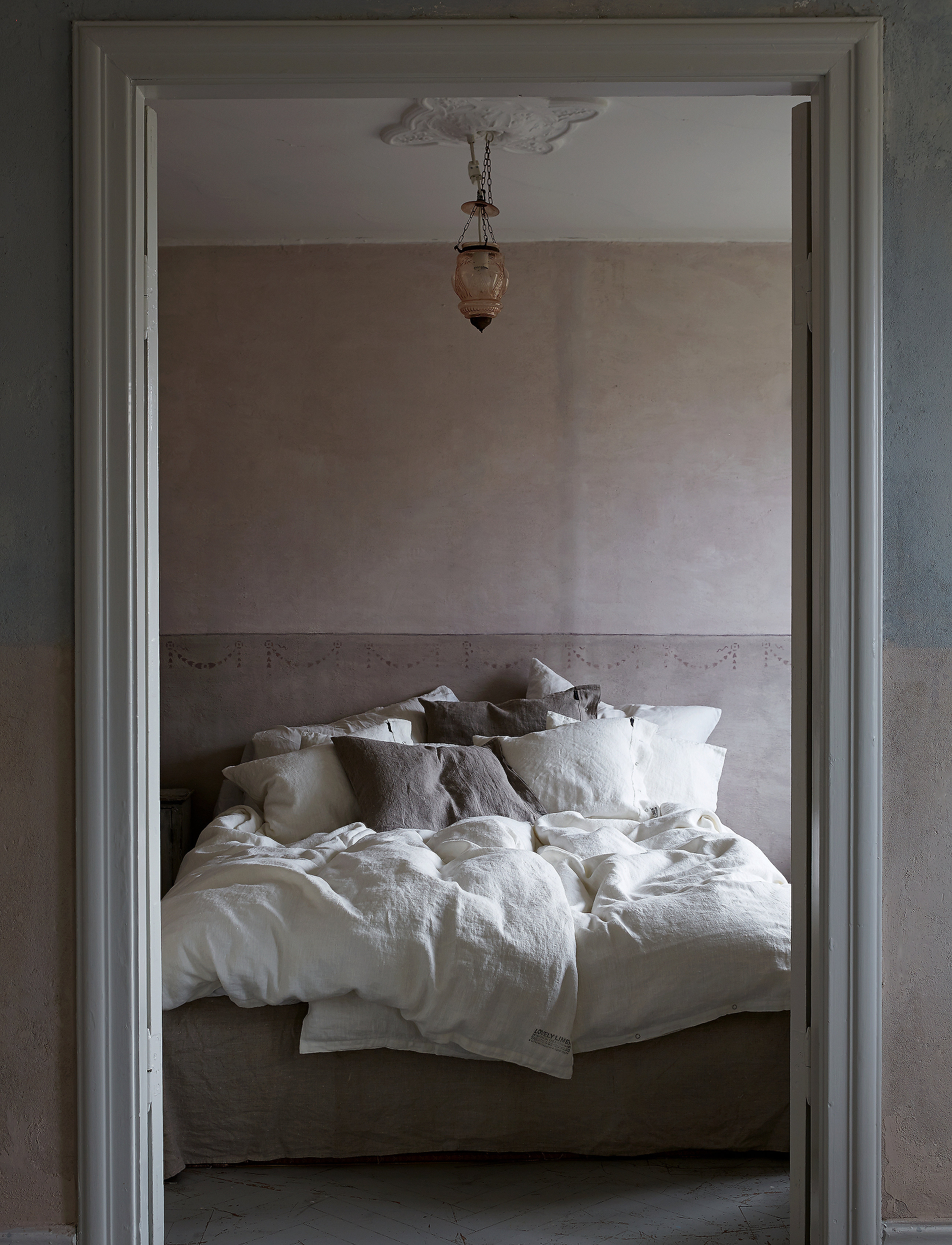 Lovely Linen Duvet Cover, 240X220 cm, Bedtextiles, Weiß - Covers, Homeware