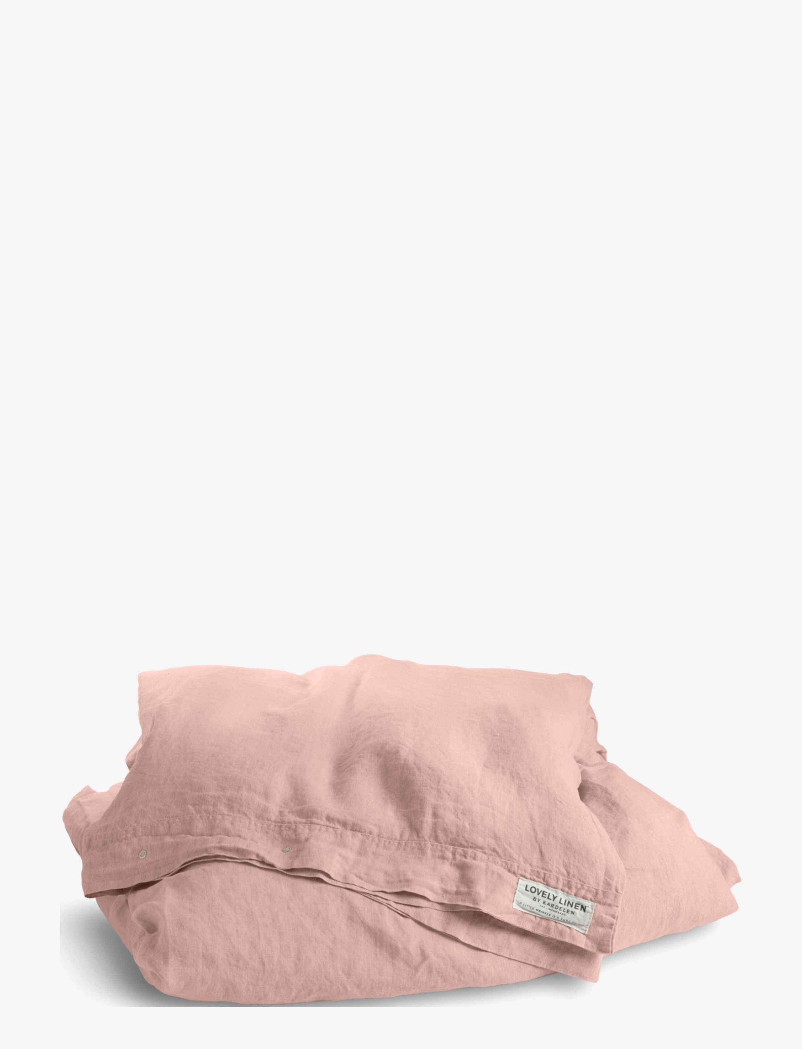Lovely Linen Misty Duvet Cover, Duvet Covers, Pink, Str: 140X220CM