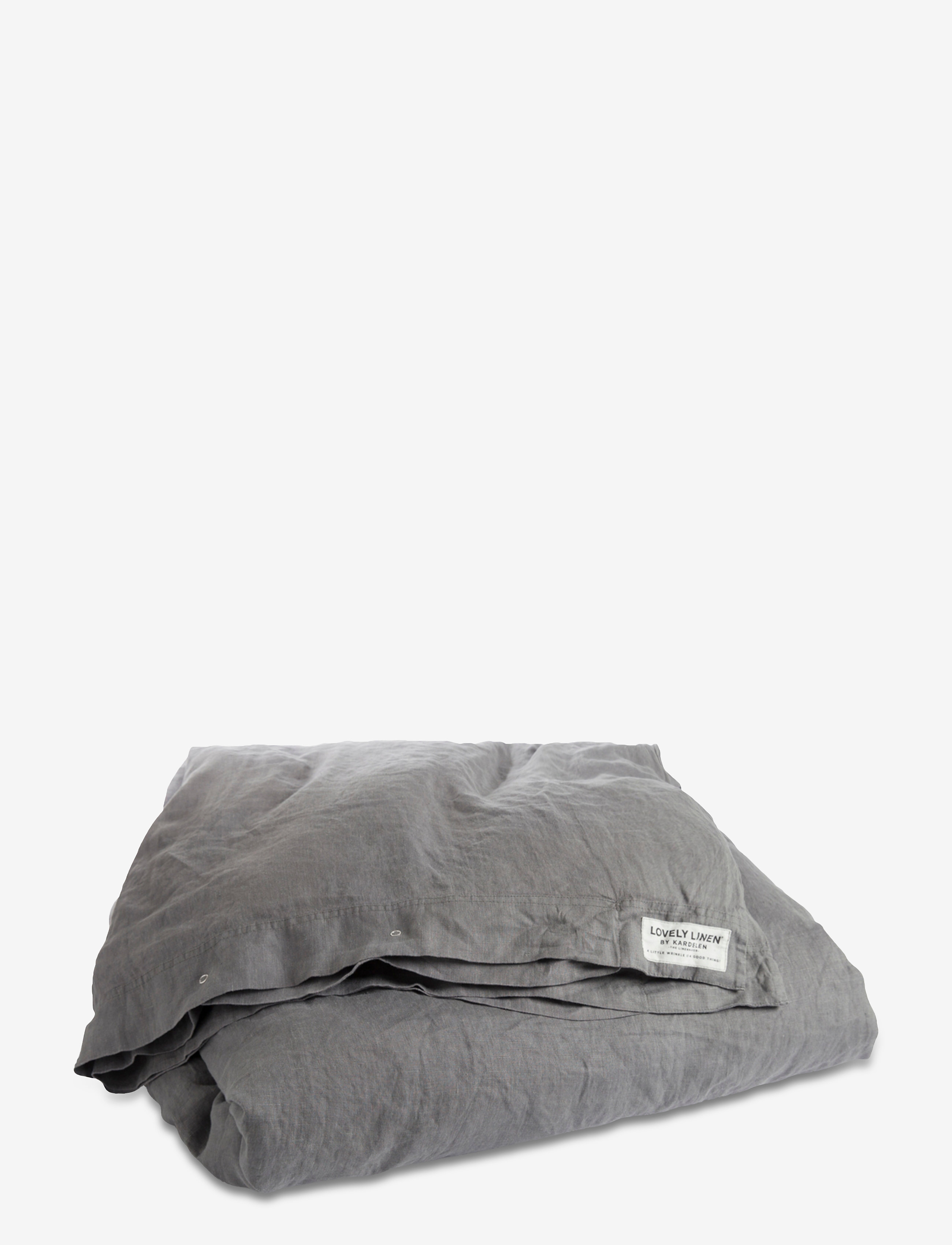 Lovely Linen Misty Duvet Cover, Duvet Covers, Grå, Str: 240X220CM