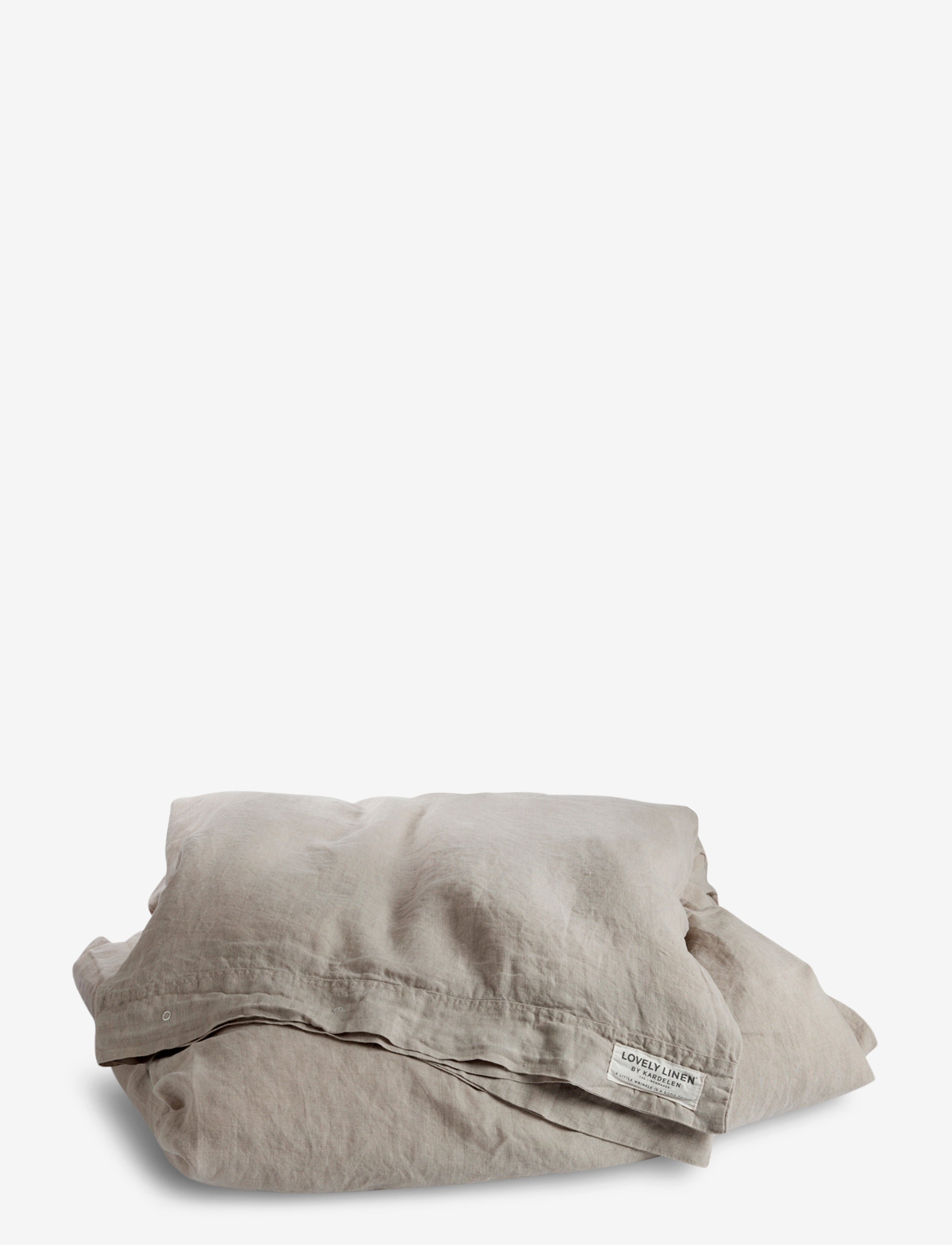 Lovely Linen Misty Duvet Cover, Duvet Covers, Beige, Str: 140X220CM