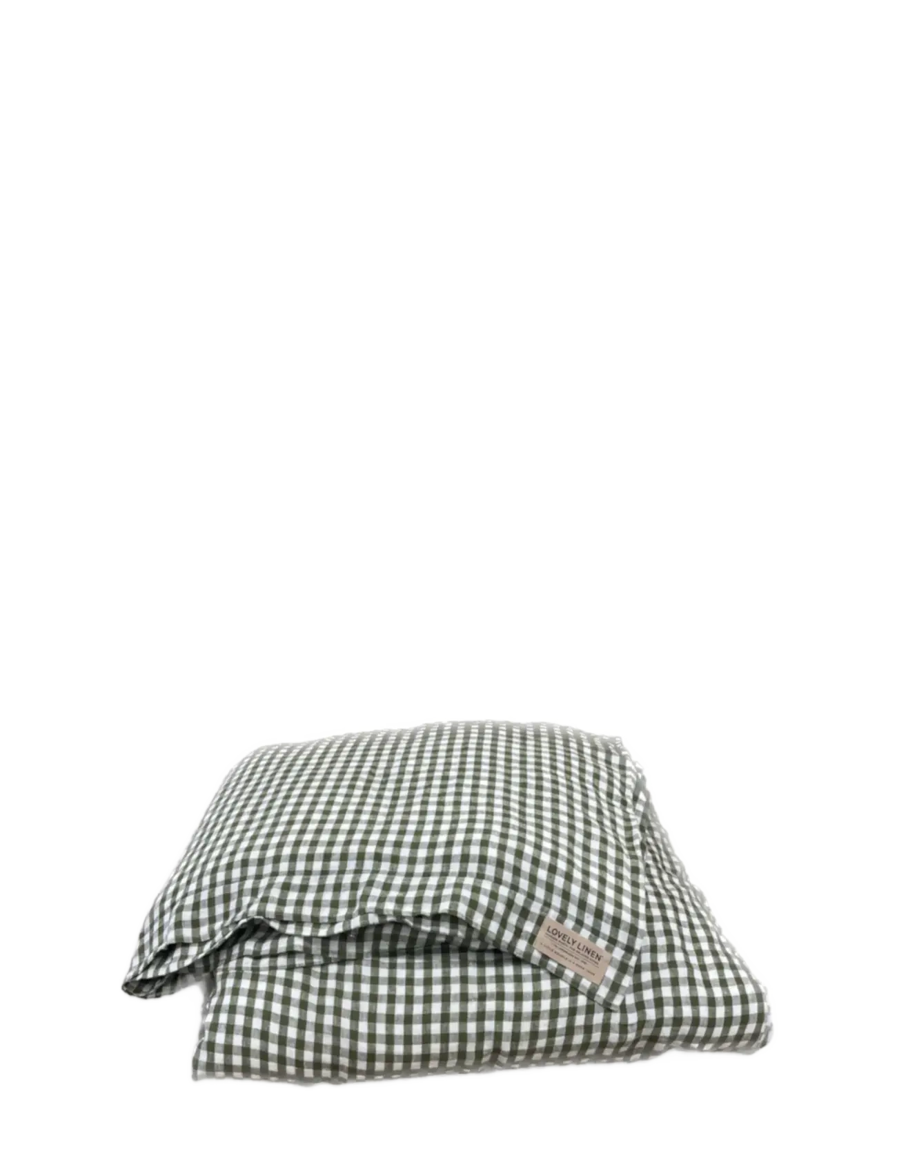 LOVELY LINEN Misty-Sengetæppe Grün - 135X200CM - Unisex