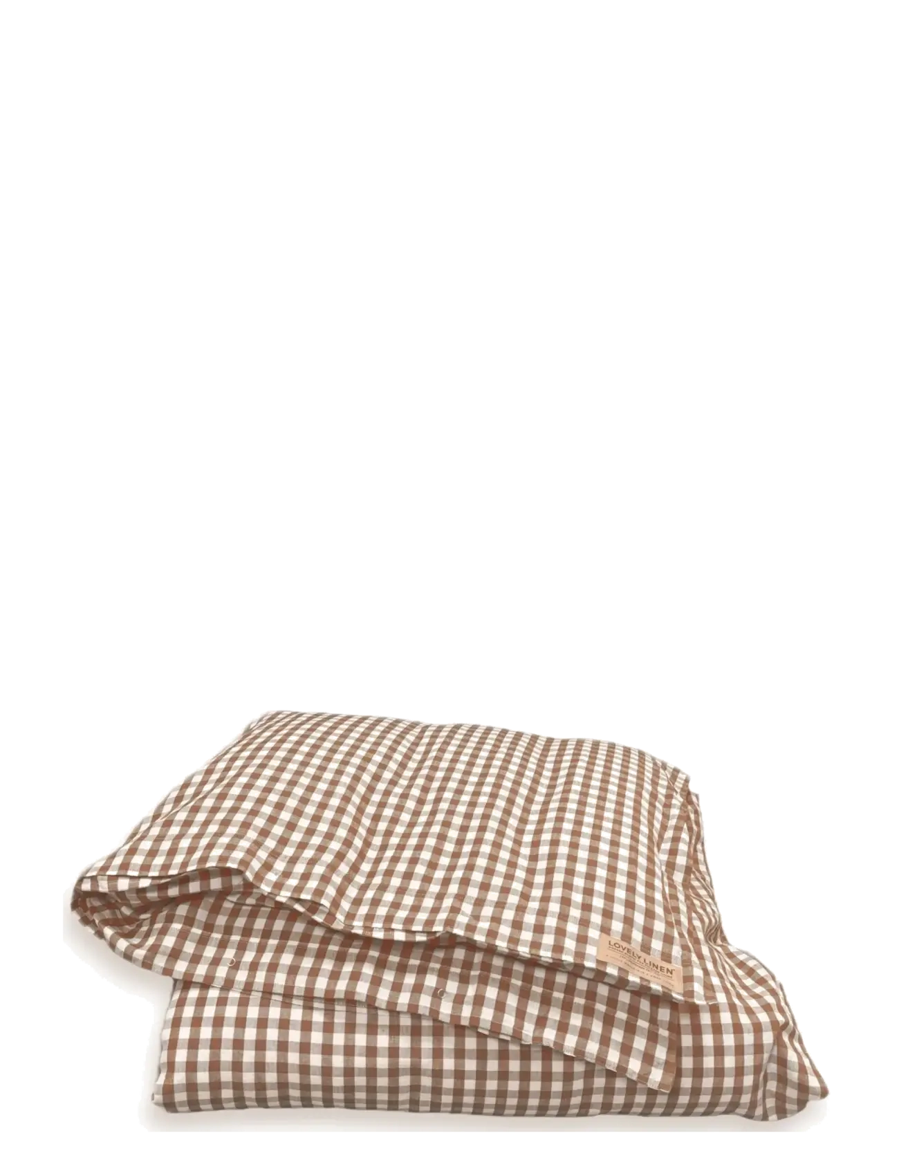 Lovely Linen MISTY DUVET COVER - Påslakan - ALMOND / brown