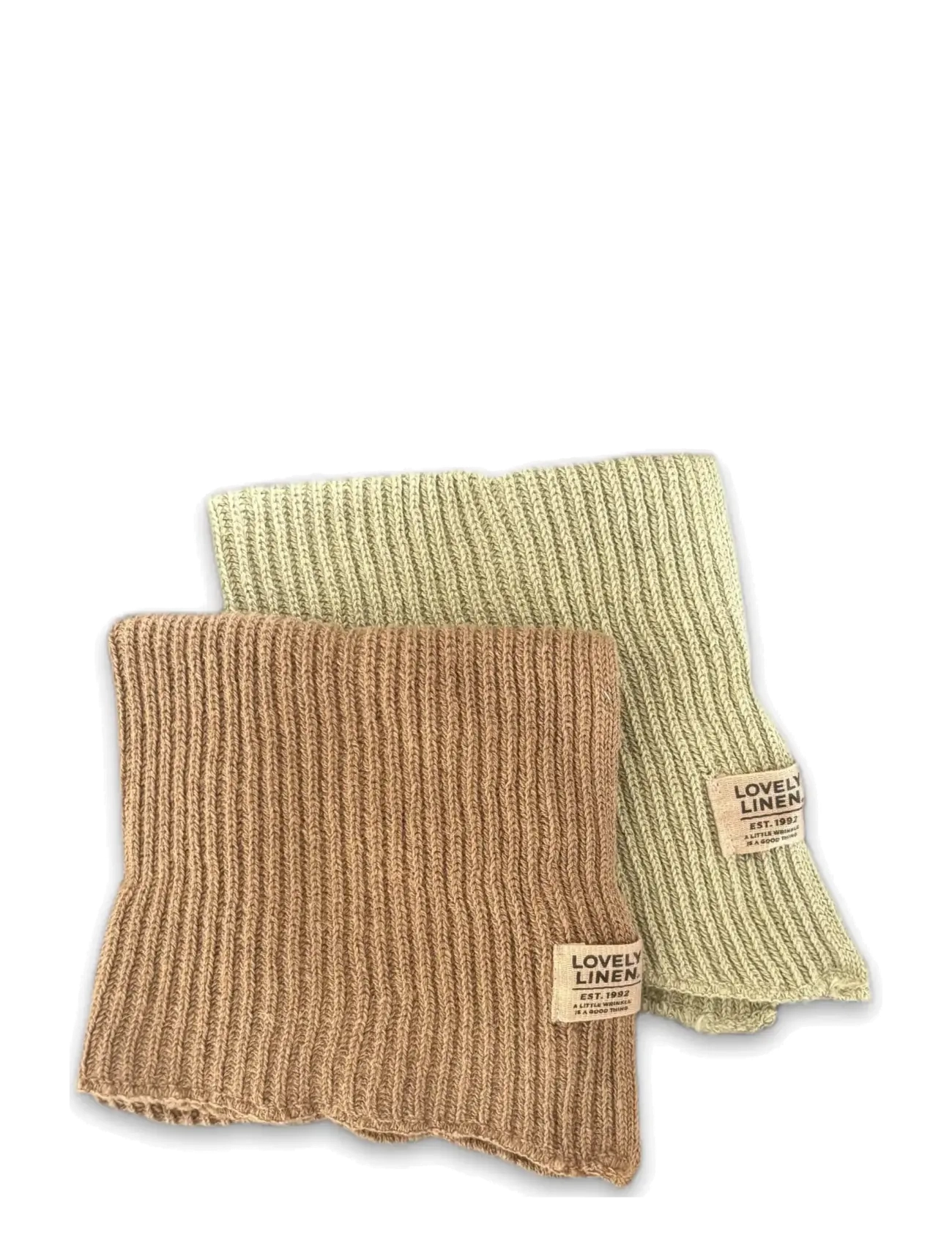 Lovely Linen Claire Cleaning Cloth (2-Pack), 25X25, Wash & Clean, Braun - Cleaning, Homeware