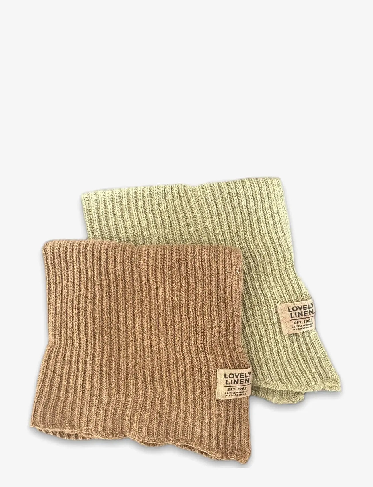 Lovely Linen - CLAIRE CLEANING CLOTH (2-PACK) - cleaning - avocado + almond - 0