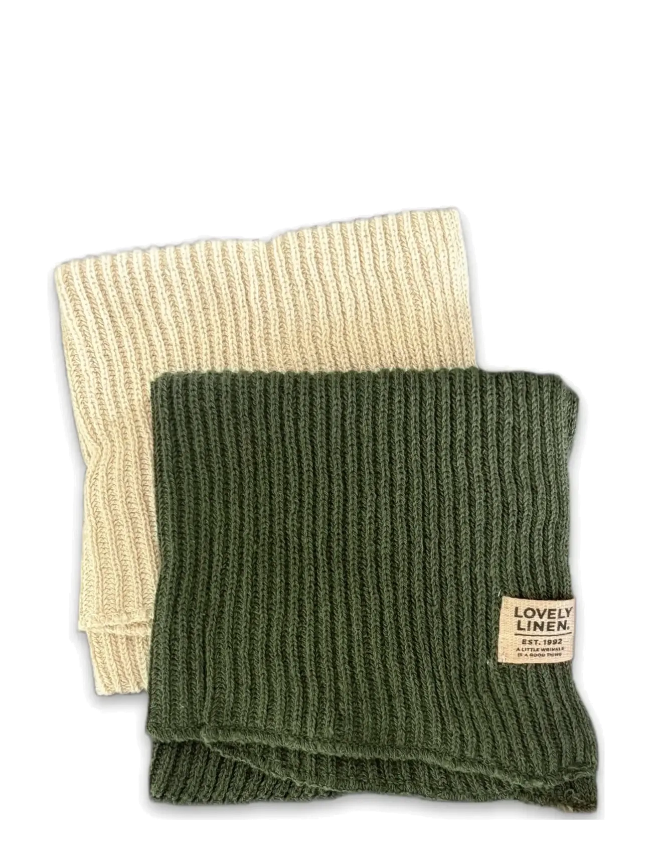 Lovely Linen Claire Cleaning Cloth (2-Pack), 25X25, Wash & Clean, Creme - Cleaning, Homeware