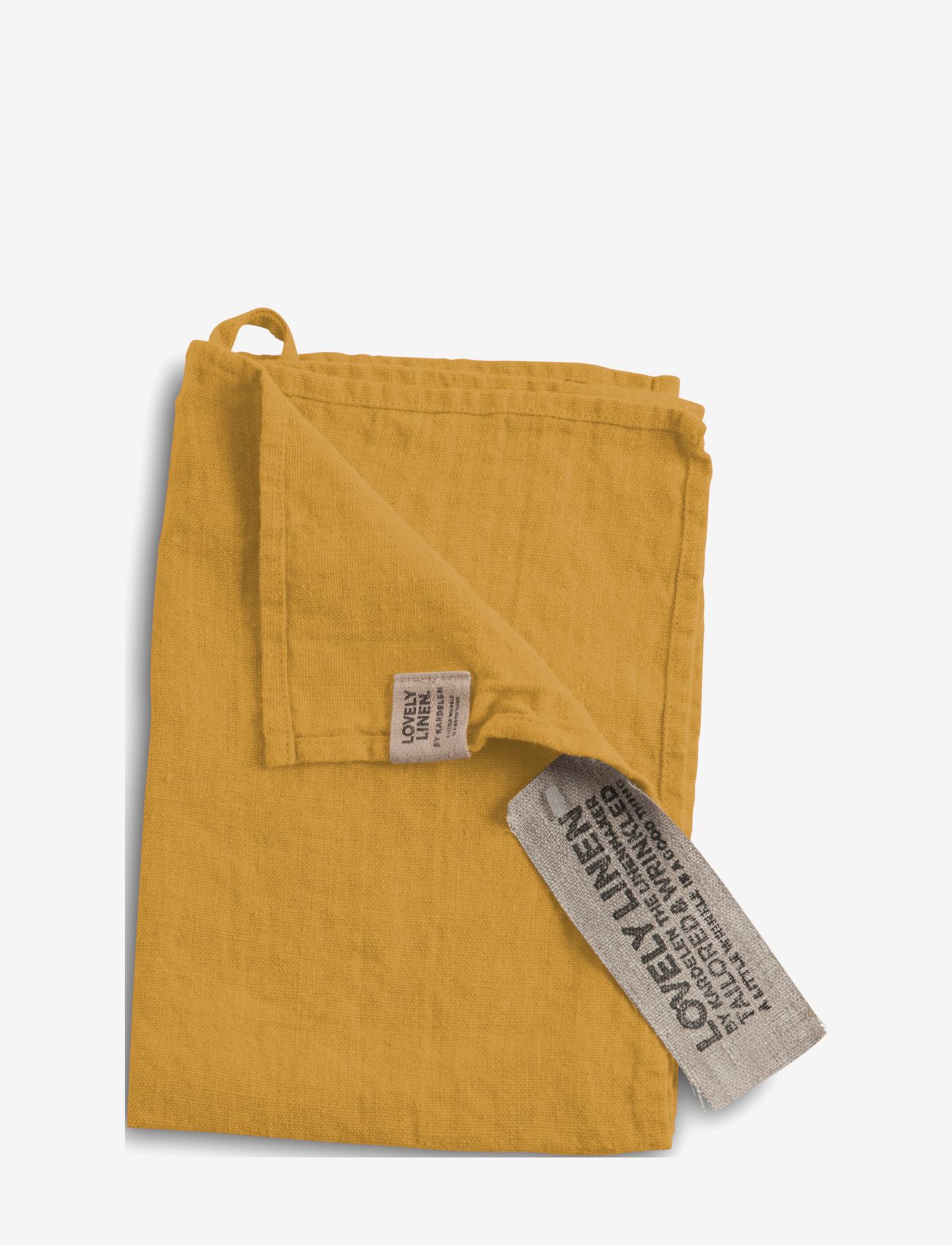Lovely Linen Lovely Guest Towel, Guest Håndklæde, Gul, Str: 35X50CM