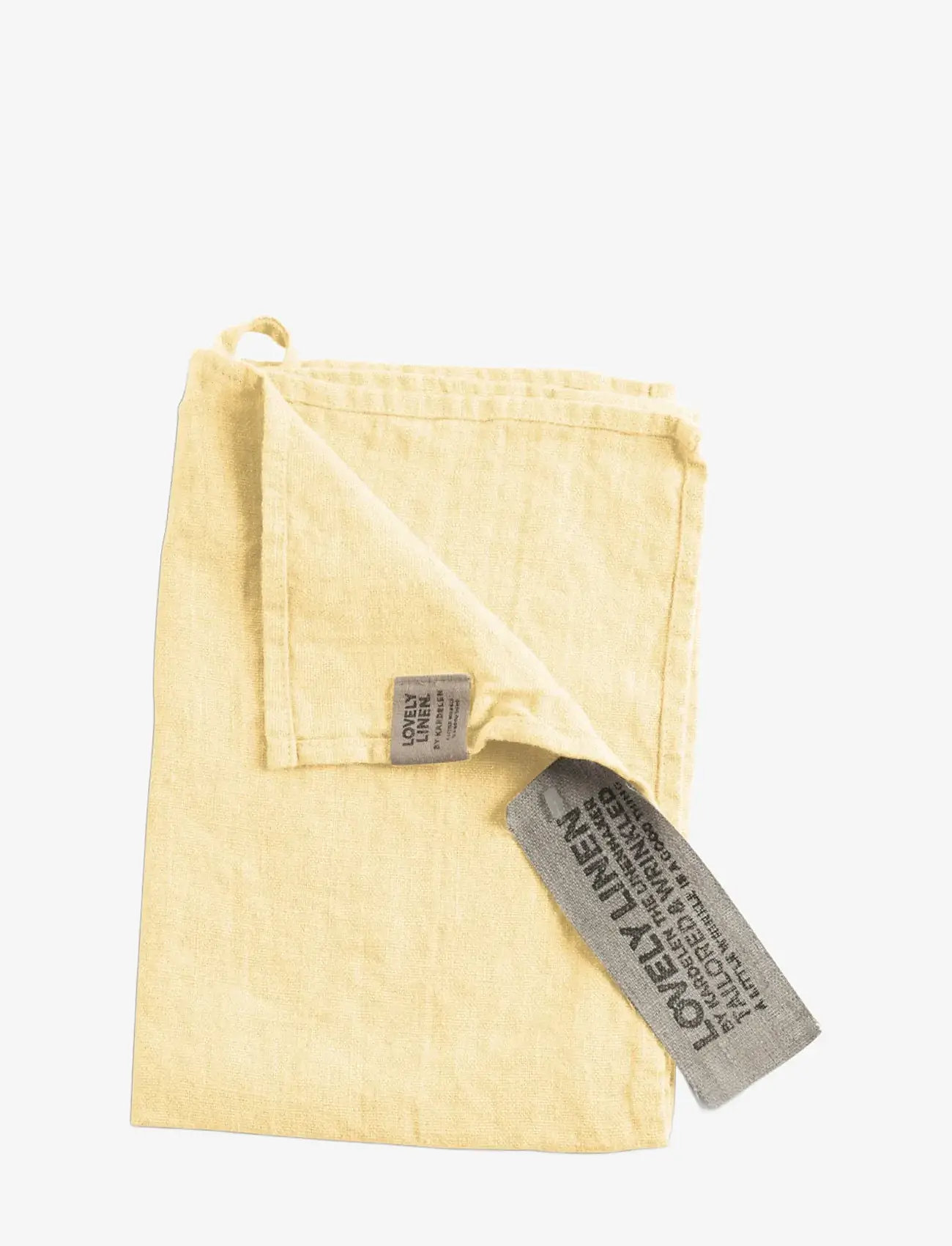 Lovely Linen - LOVELY GUEST TOWEL - köögirätikud - lemon sorbet - 1