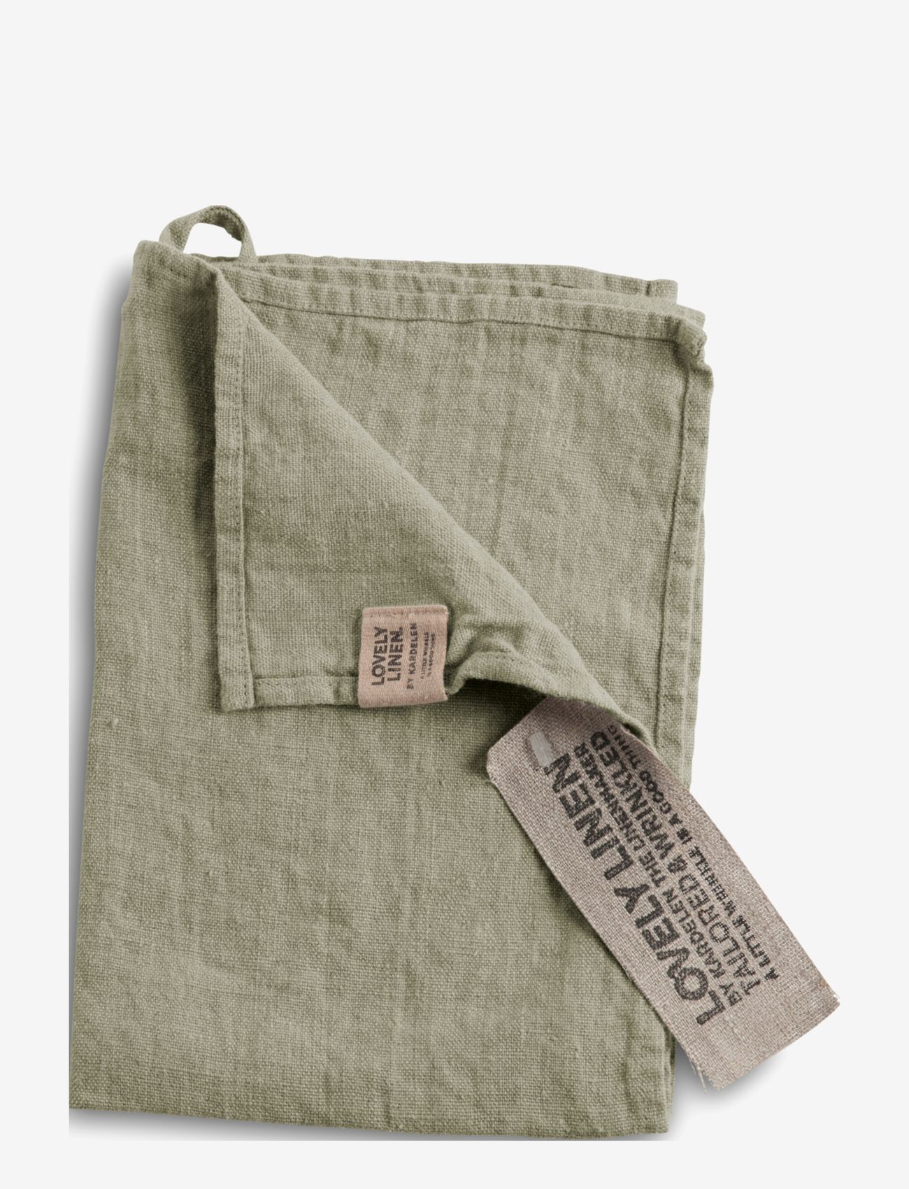 Lovely Linen - LOVELY GUEST TOWEL - gæstehåndklæder - avocado - 0